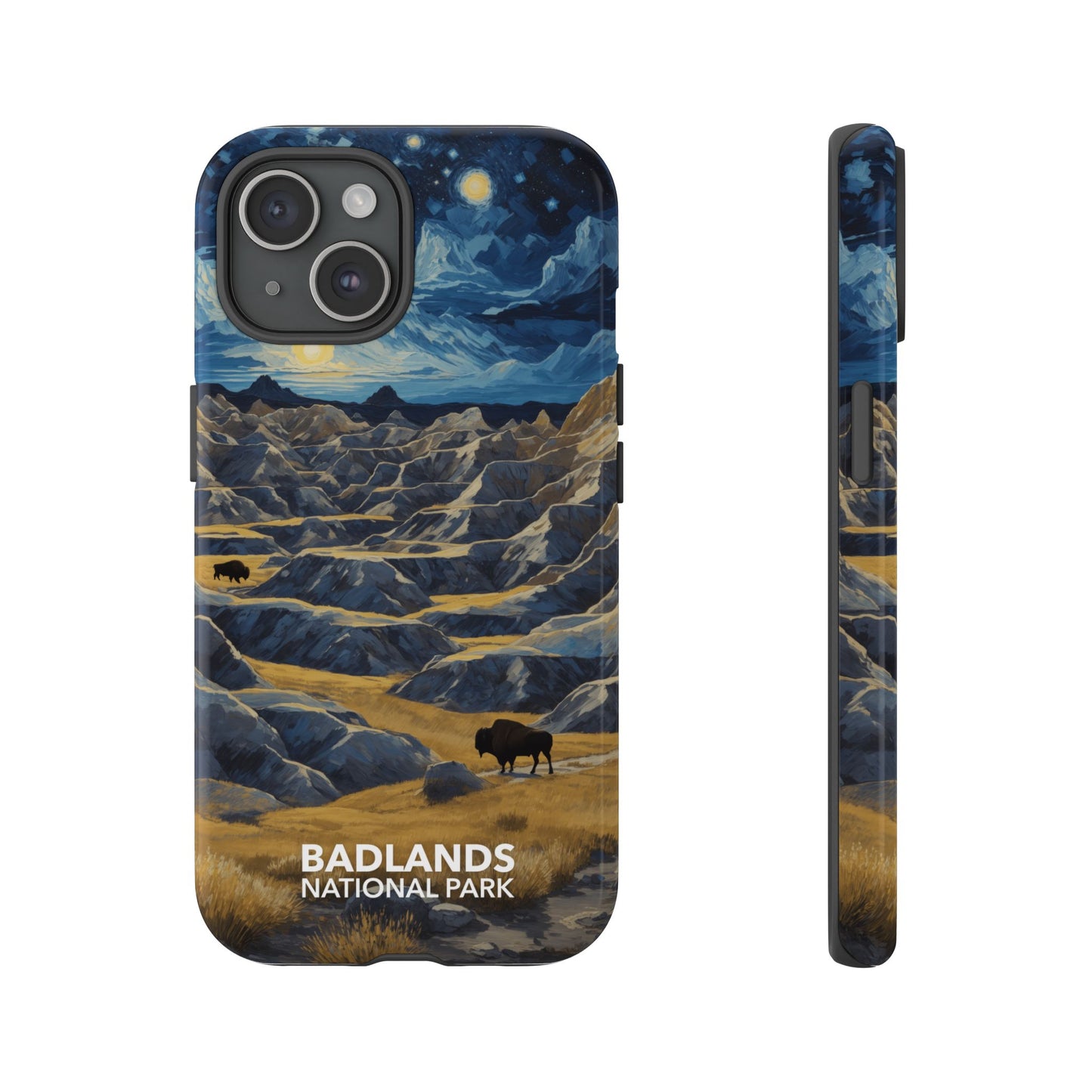 Badlands National Park Phone Case - Starry Night