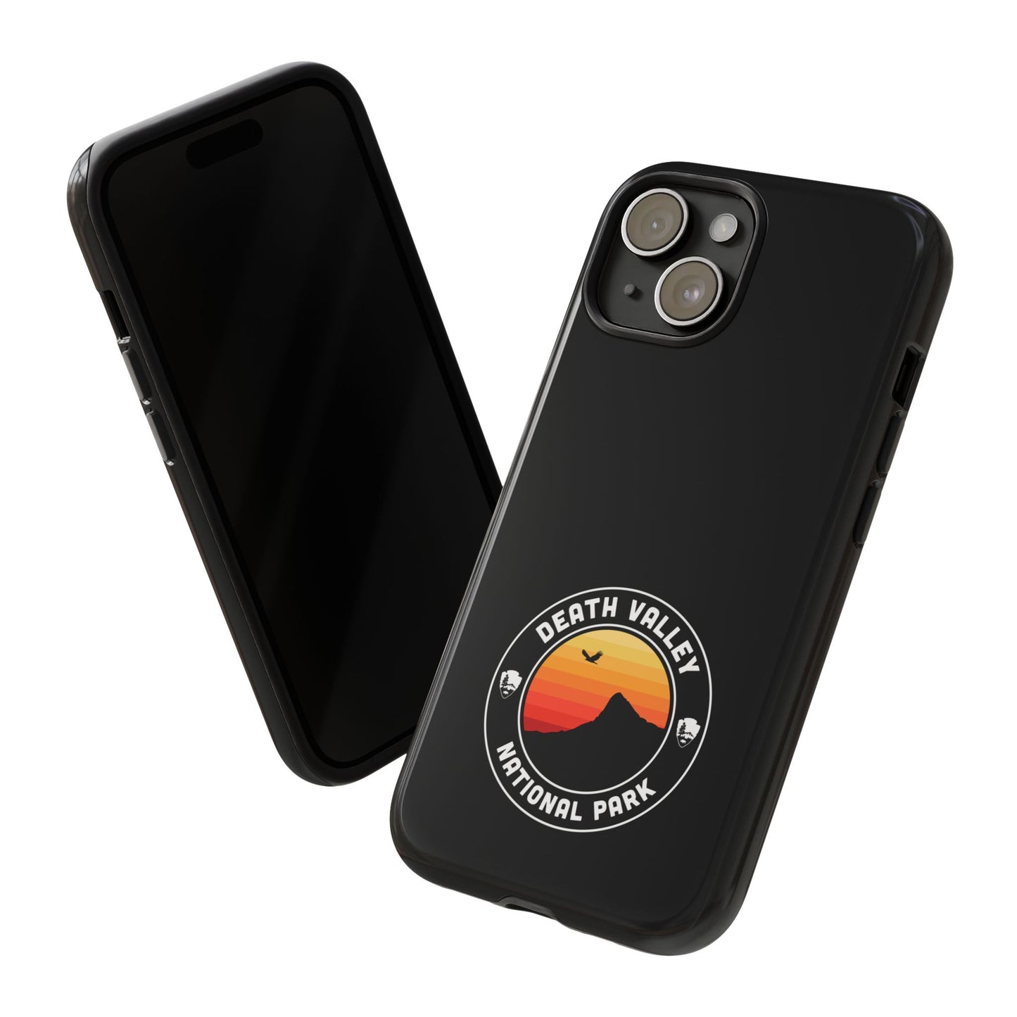 Death Valley National Park Phone Case - Round Emblem Design