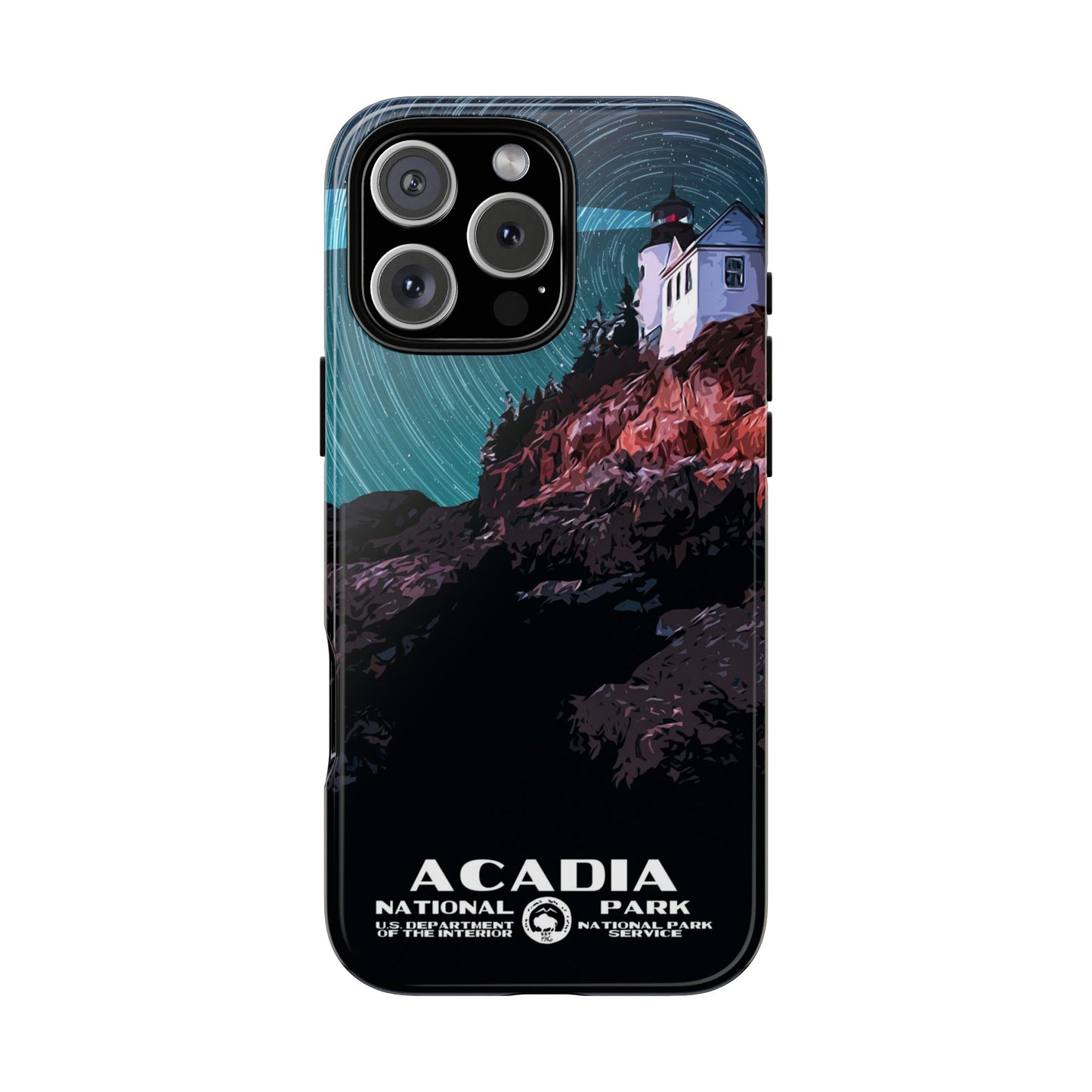 Acadia National Park Phone Case - WPA Style