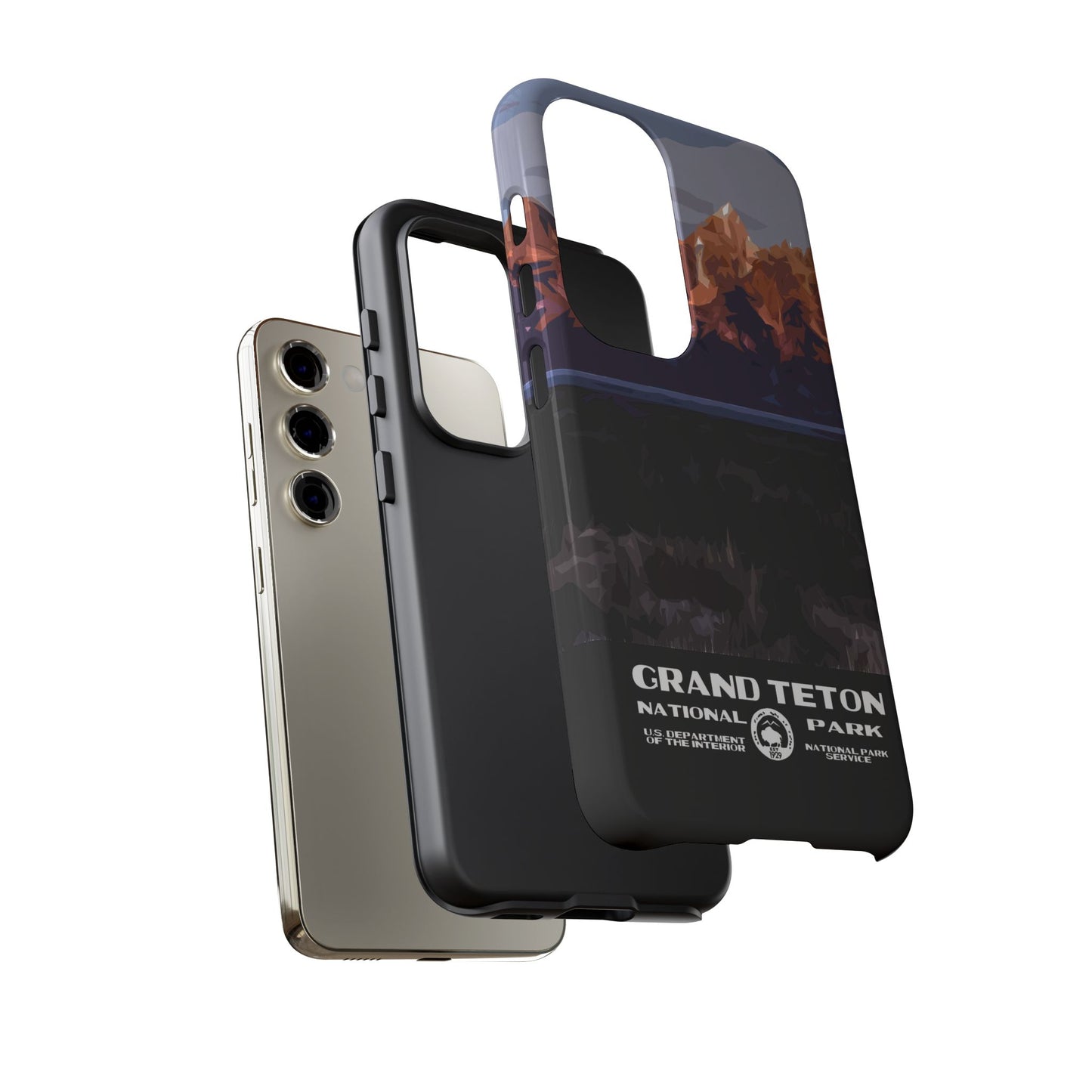 Grand Teton National Park Phone Case - WPA Style