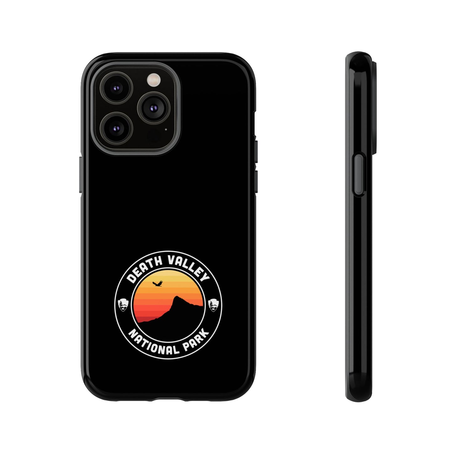 Death Valley National Park Phone Case - Round Emblem Design