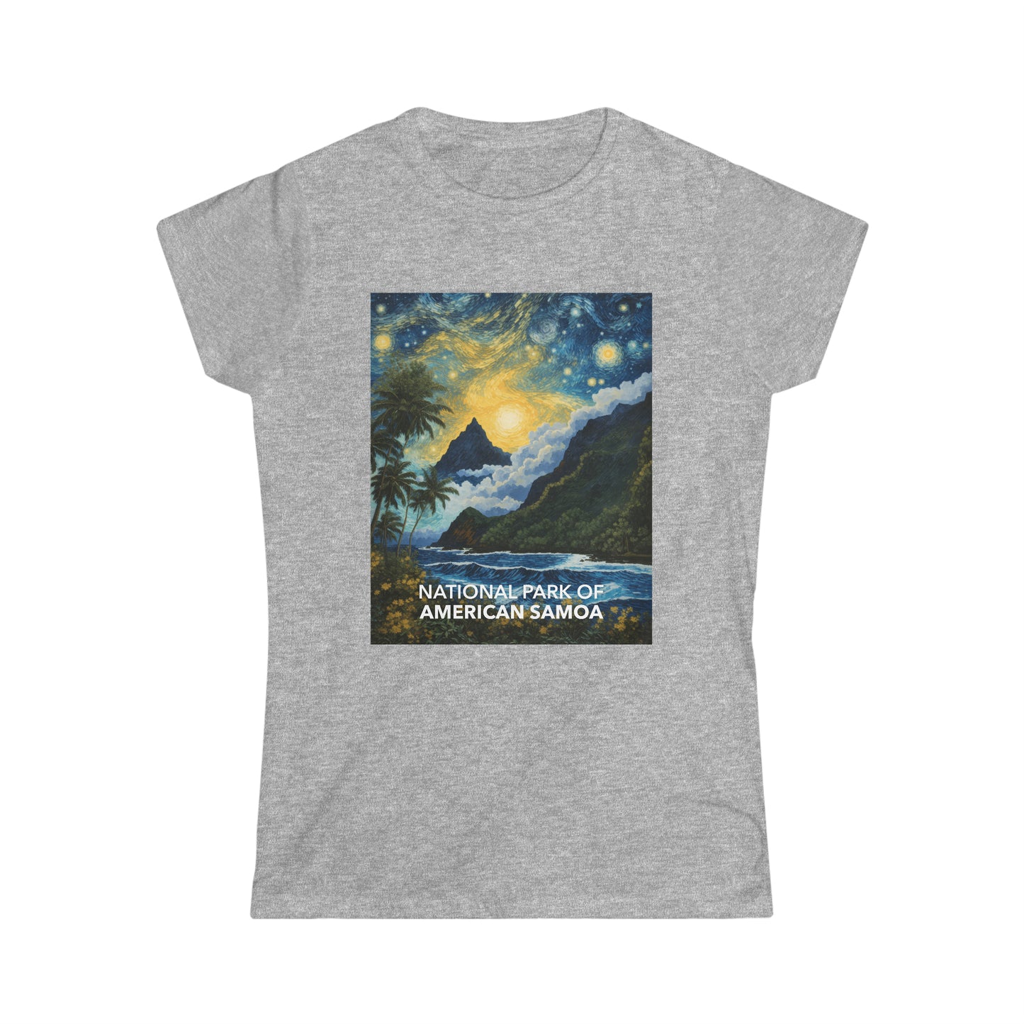 National Park of American Samoa T-Shirt - Women's Starry Night