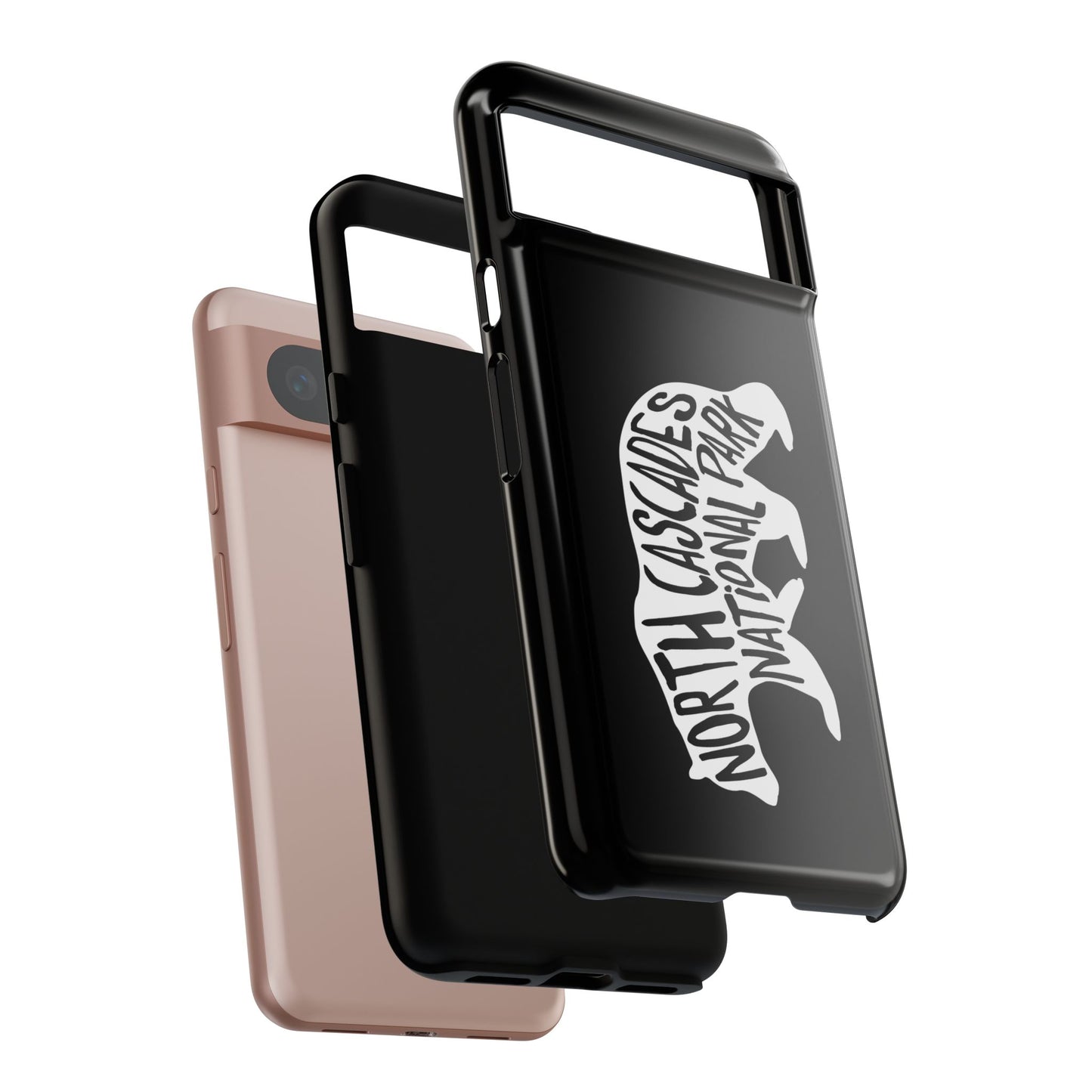 North Cascades National Park Phone Case - Black Bear Design