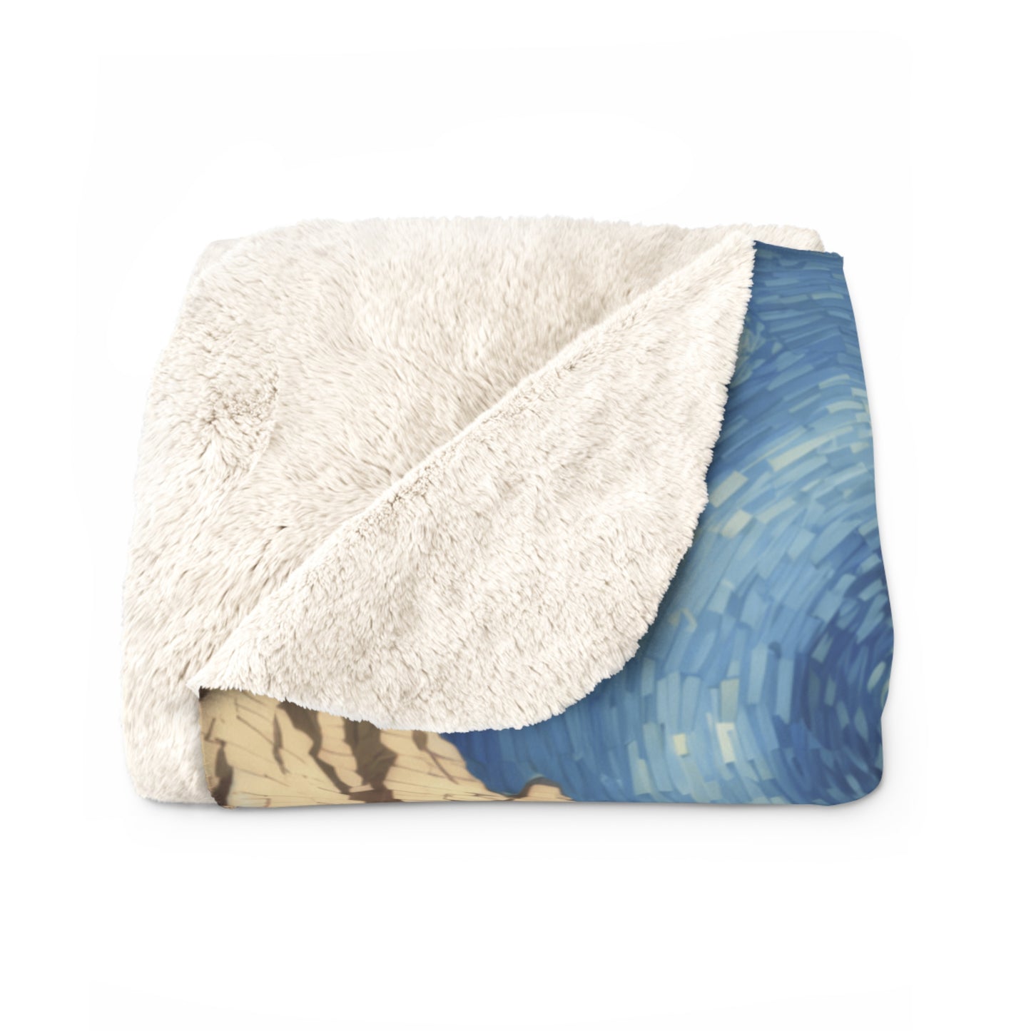 Zion National Park Sherpa Blanket - The Starry Night