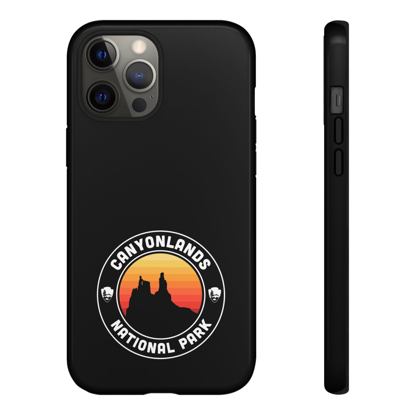 Canyonlands National Park Phone Case - Round Emblem Design