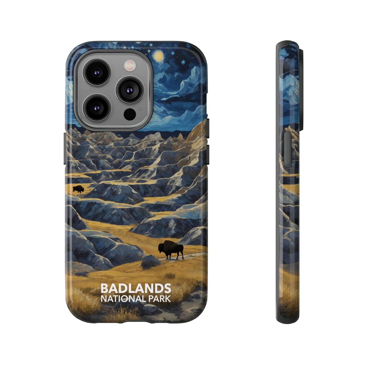 Badlands National Park Phone Case - Starry Night