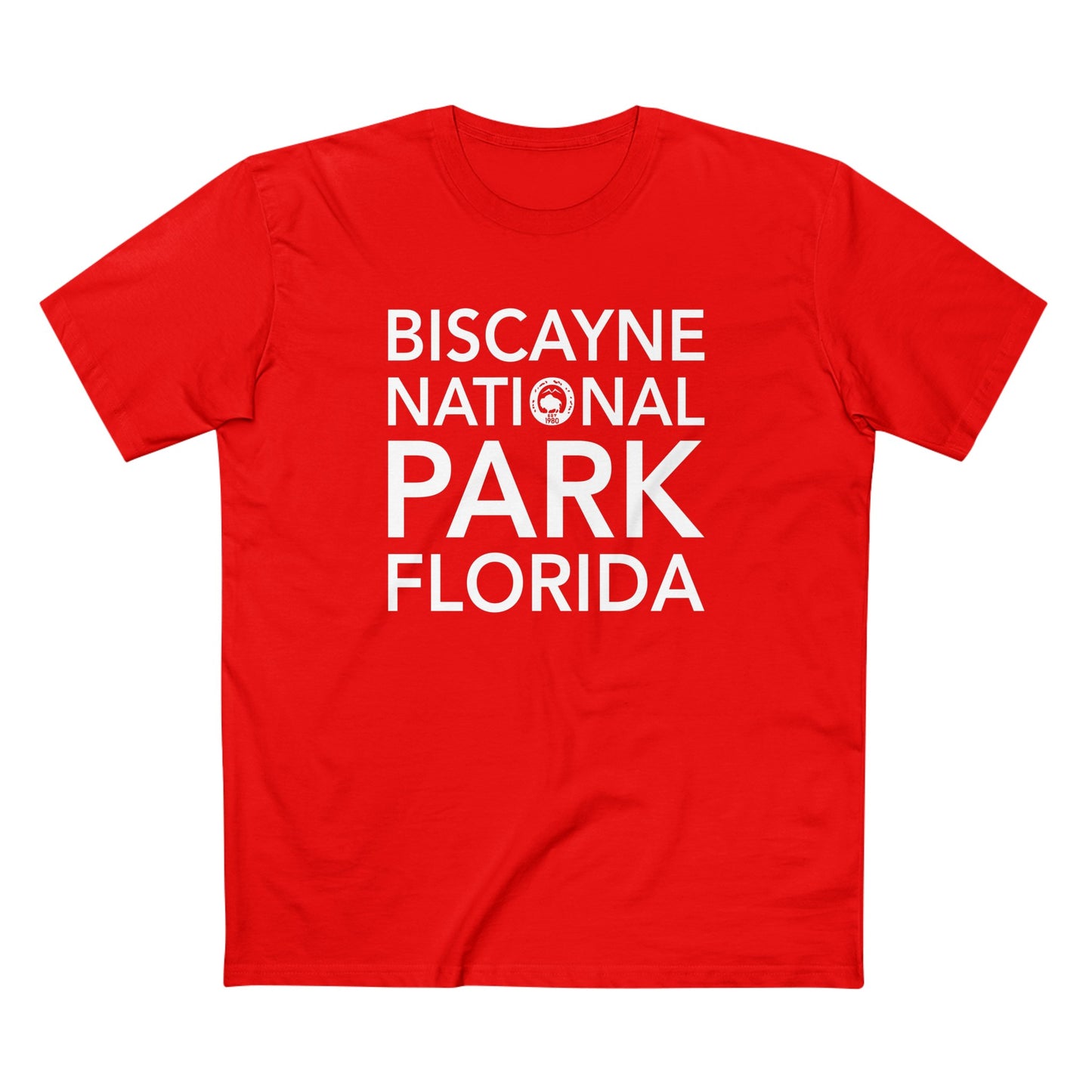 Biscayne National Park T-Shirt Block Text