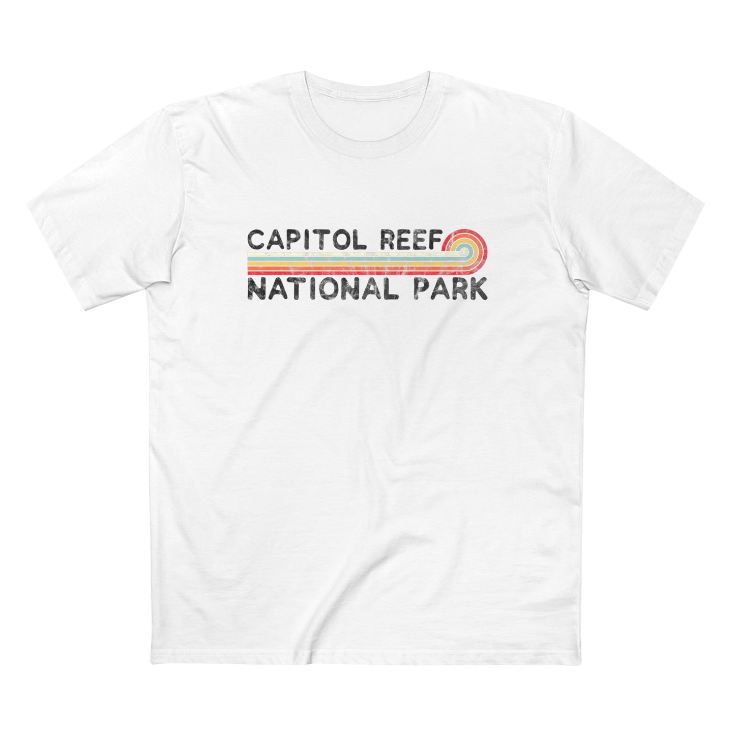 Capitol Reef National Park T-Shirt - Vintage Stretched Sunrise