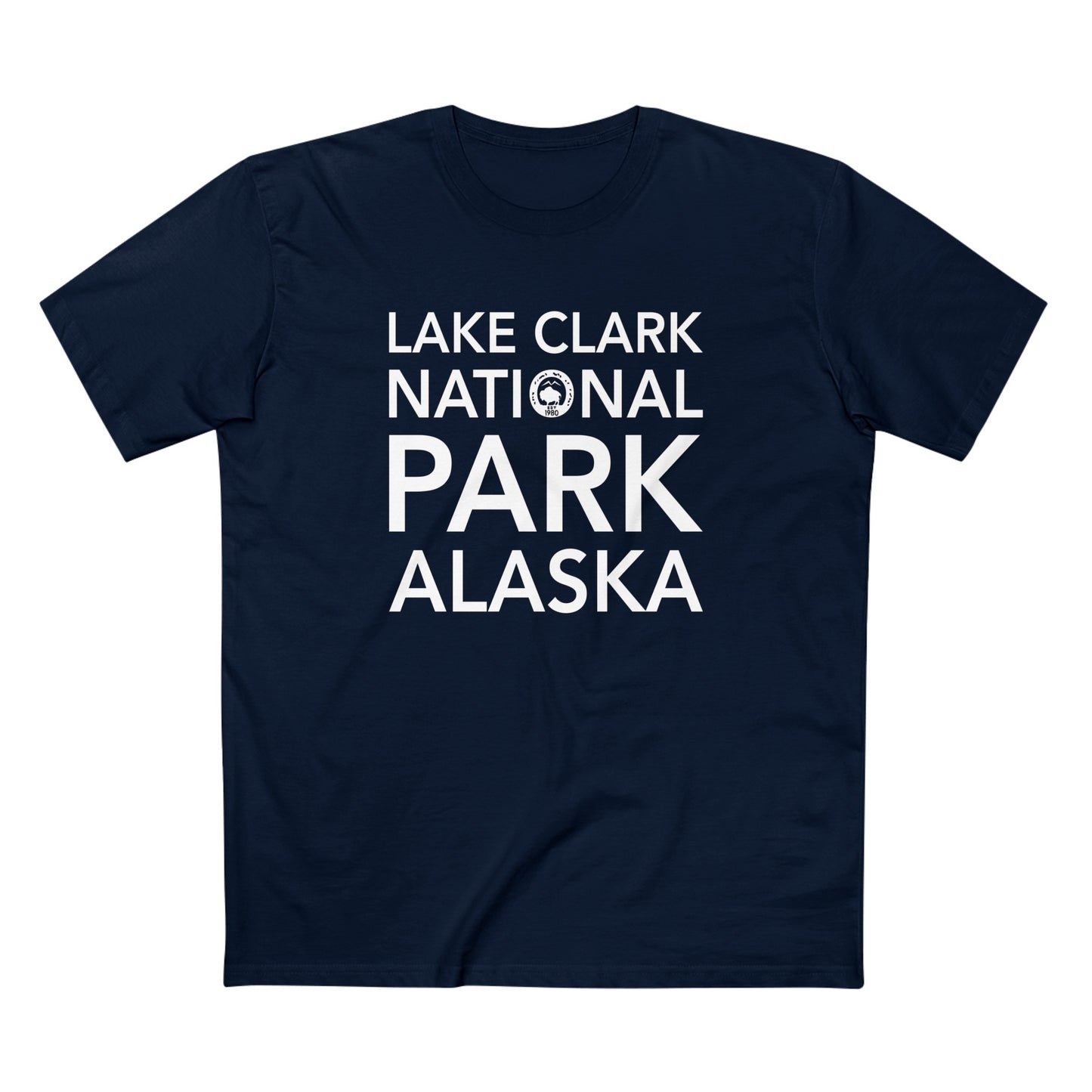 Lake Clark National Park T-Shirt Block Text