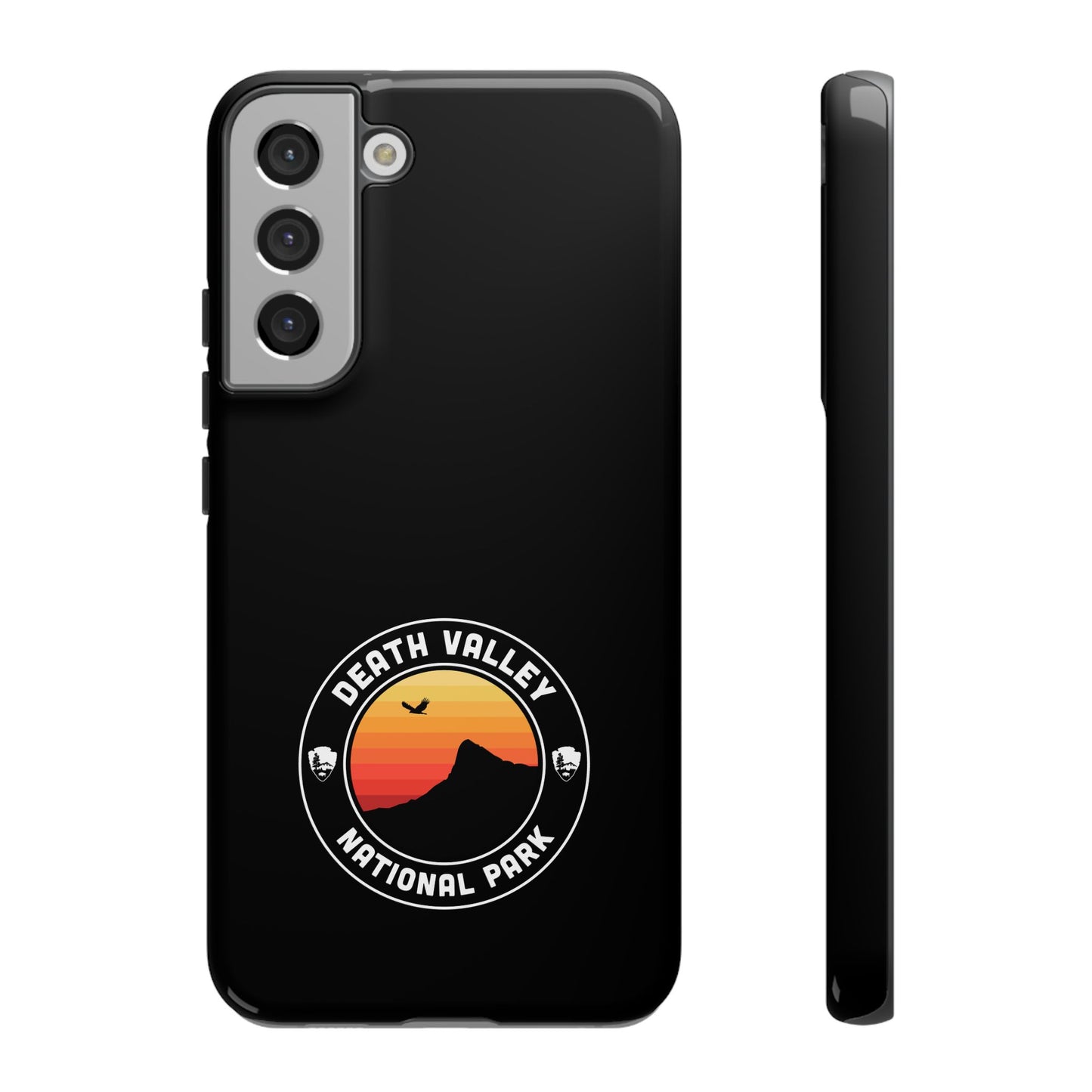 Death Valley National Park Phone Case - Round Emblem Design