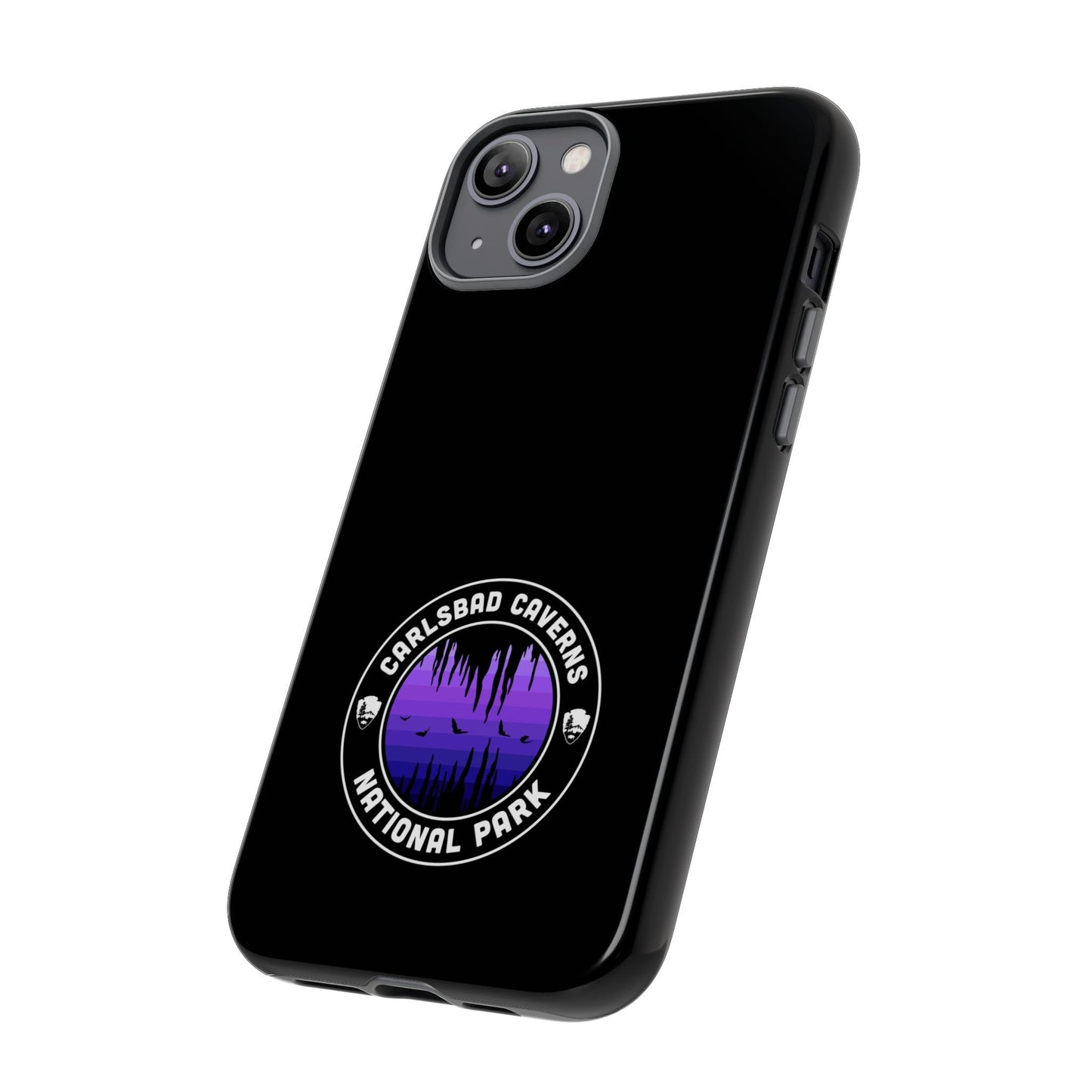 Carlsbad Caverns National Park Phone Case - Round Emblem Design