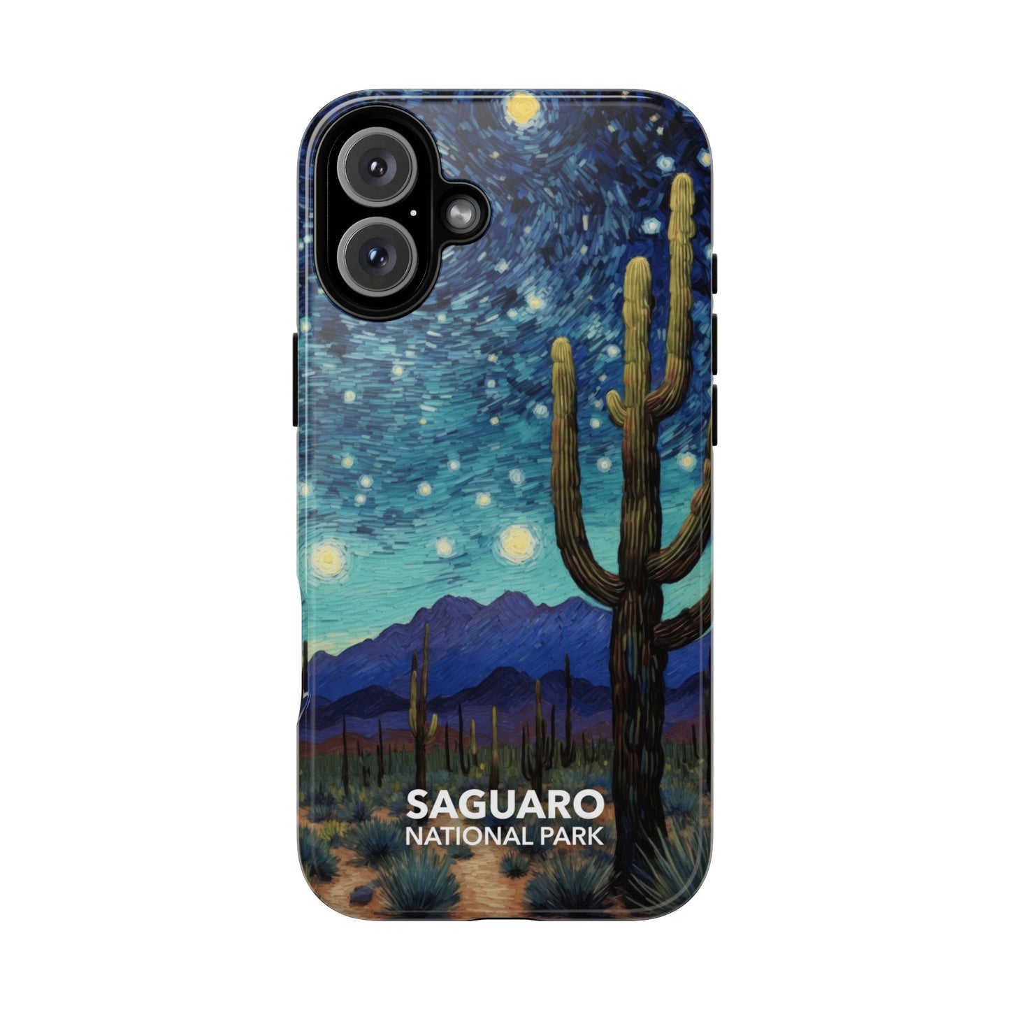 Saguaro National Park Phone Case - Starry Night