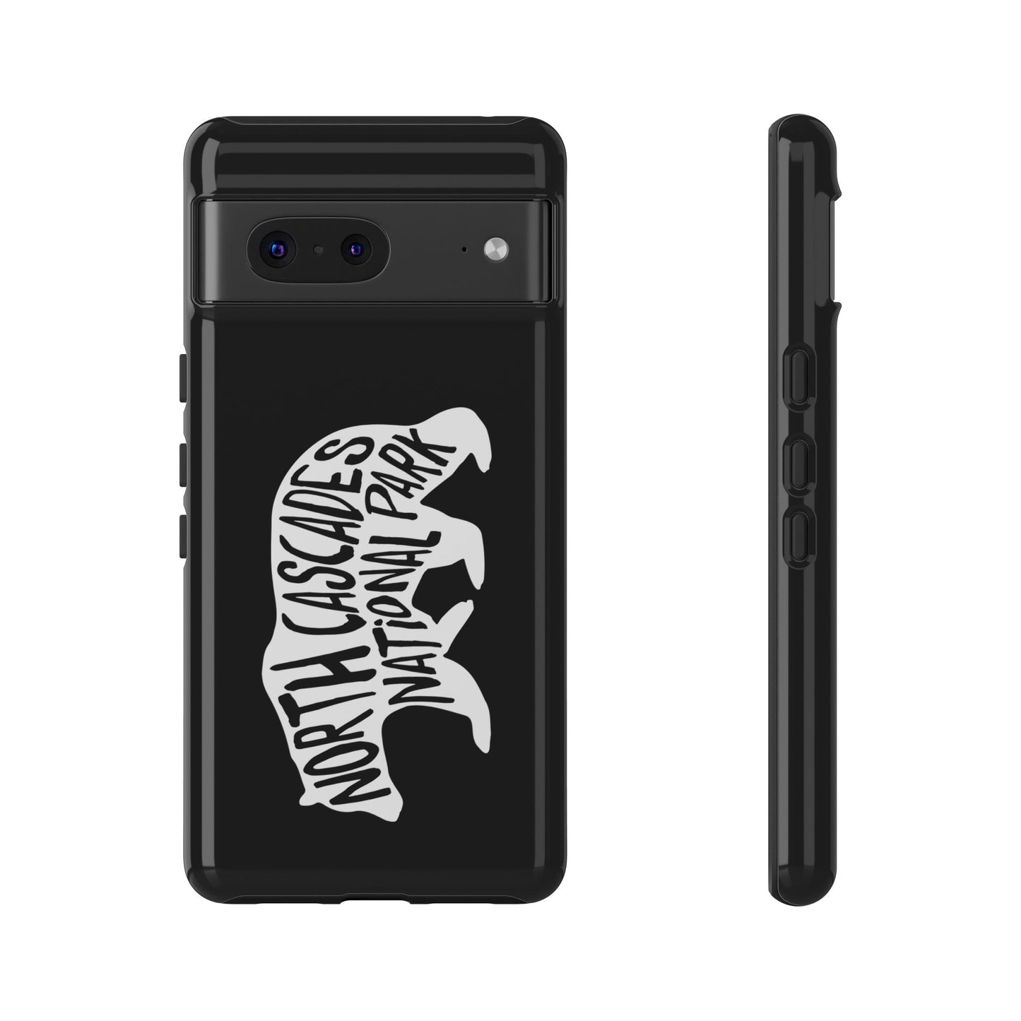 North Cascades National Park Phone Case - Black Bear Design