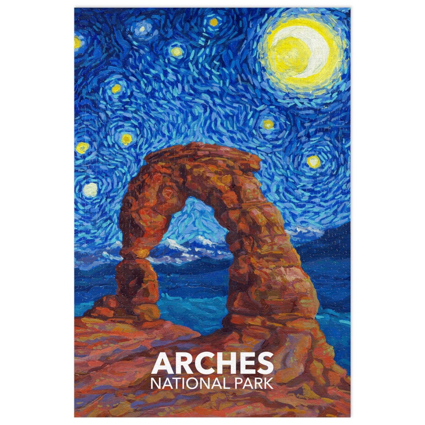 Arches National Park Jigsaw Puzzle 1000 Pieces - The Starry Night