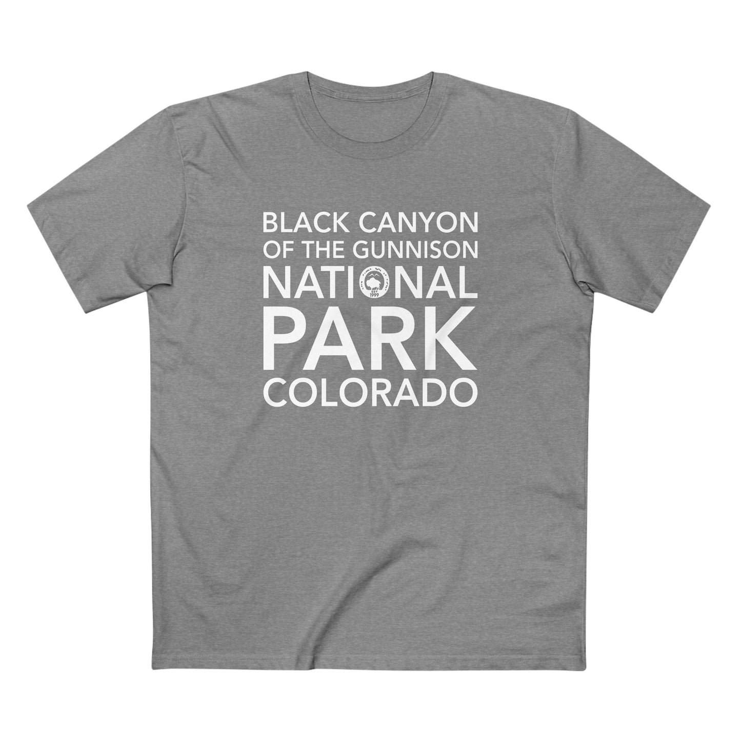 Black Canyon of the Gunnison National Park T-Shirt Block Text