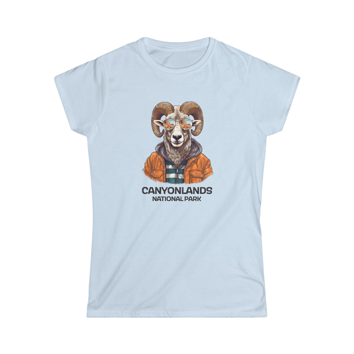 Canyonlands National Park Women's T-Shirt - Cool Bighorn Sheep