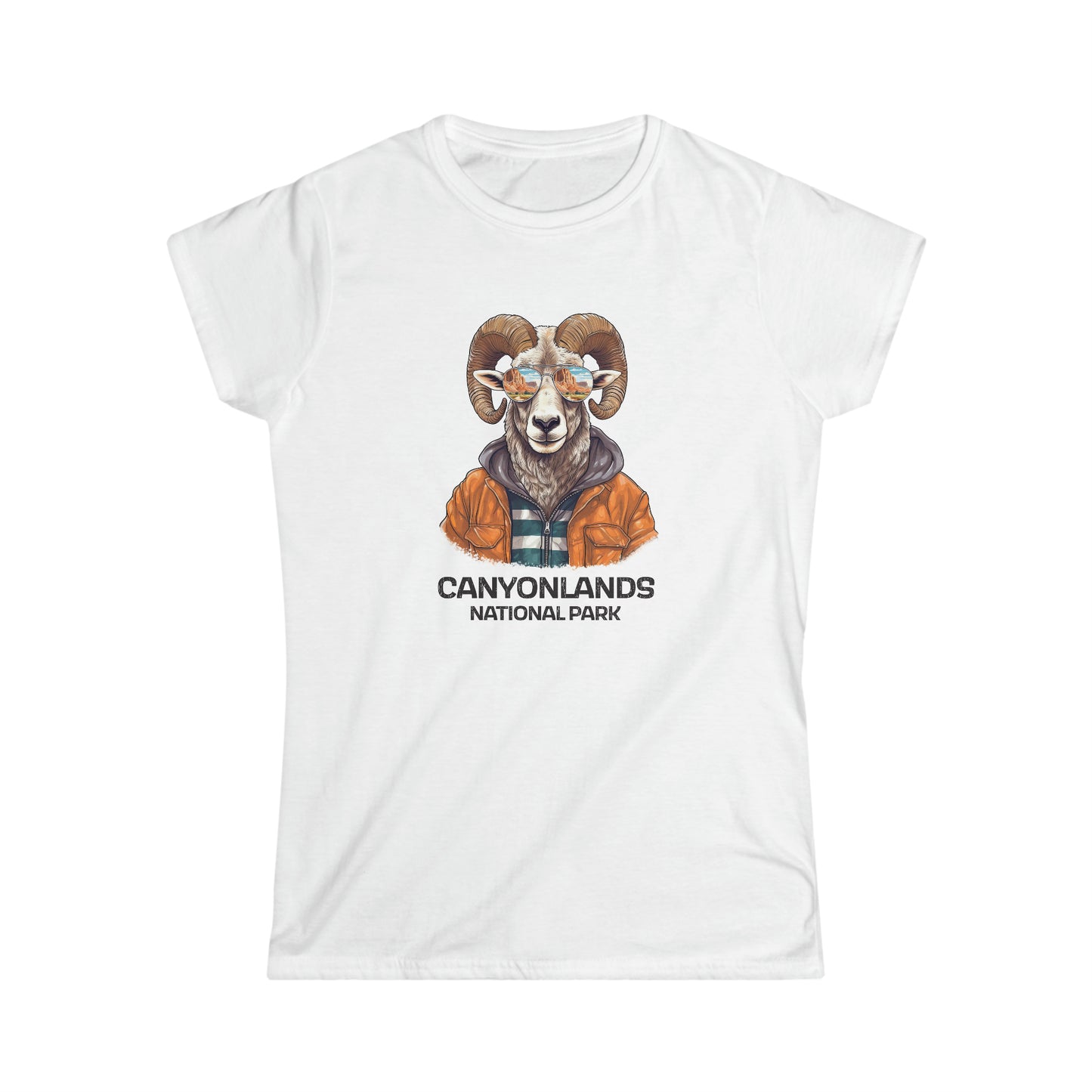 Canyonlands National Park Women's T-Shirt - Cool Bighorn Sheep