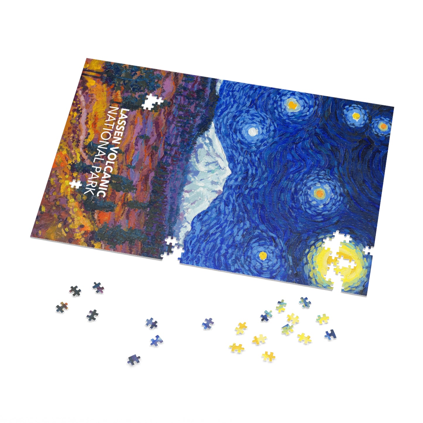 Lassen Volcanic National Park Jigsaw Puzzle - Starry Night