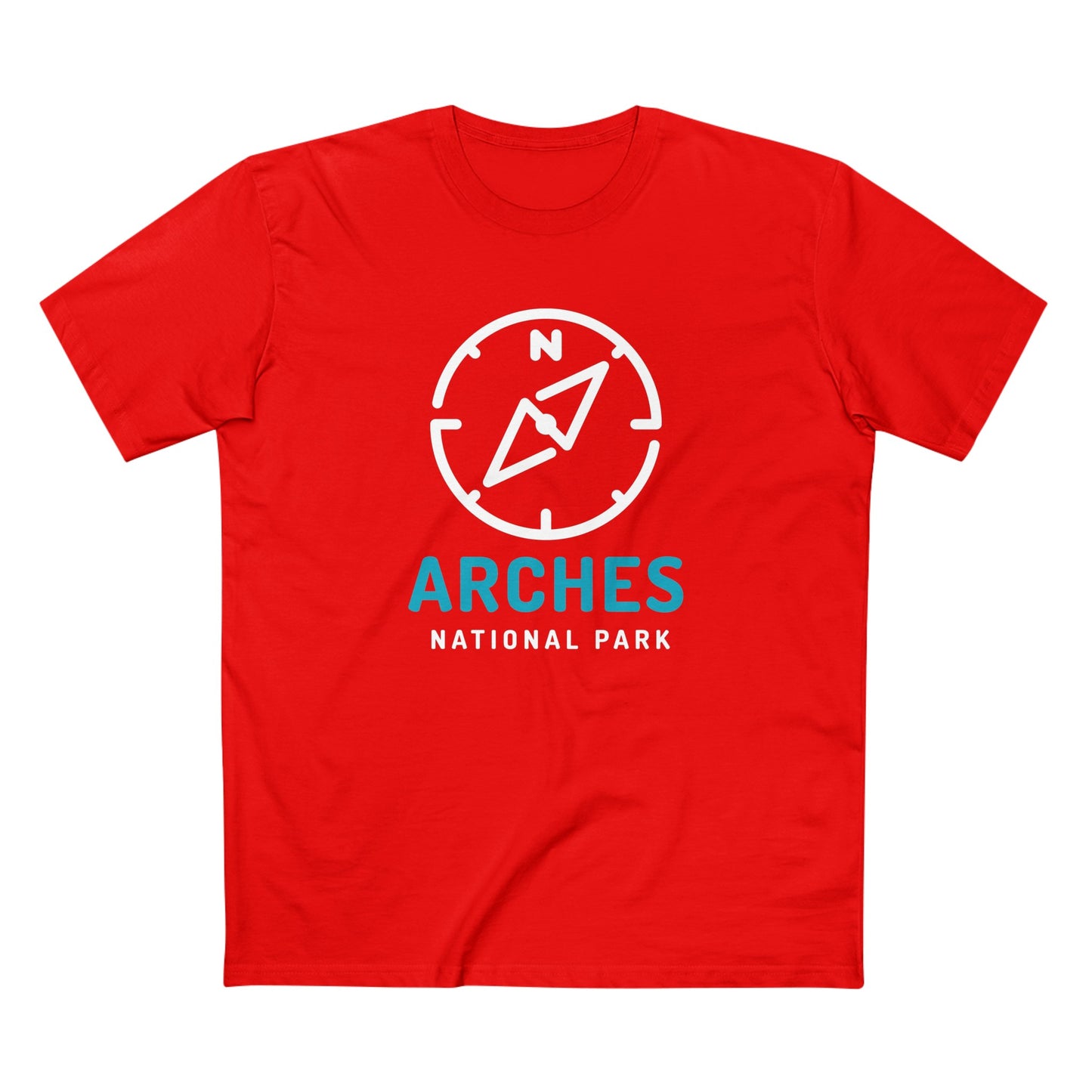 Arches National Park T-Shirt Compass Design