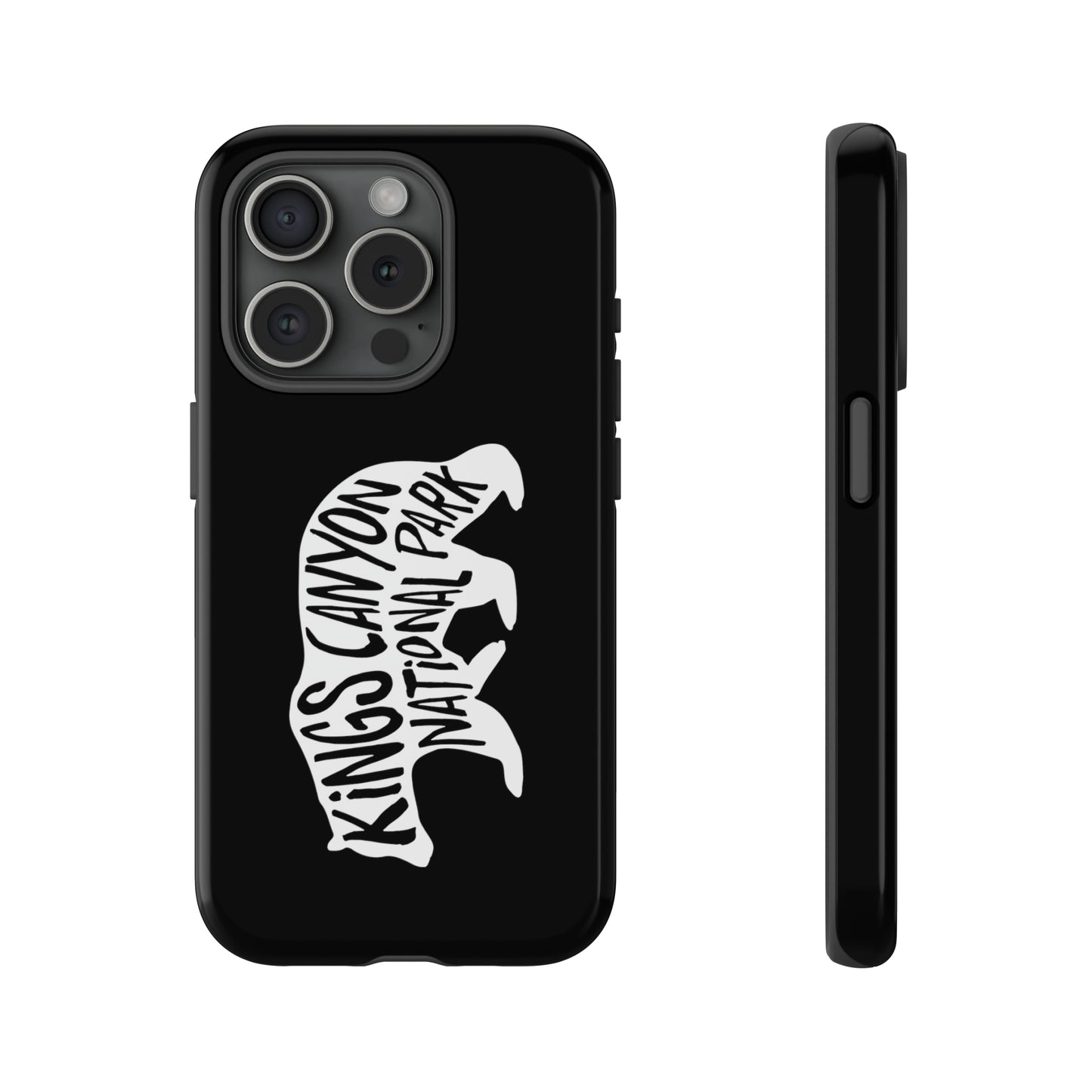 Kings Canyon National Park Phone Case - Black Bear Design