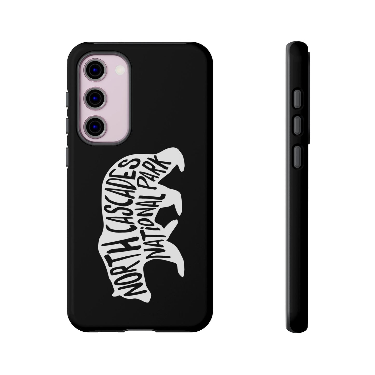 North Cascades National Park Phone Case - Black Bear Design