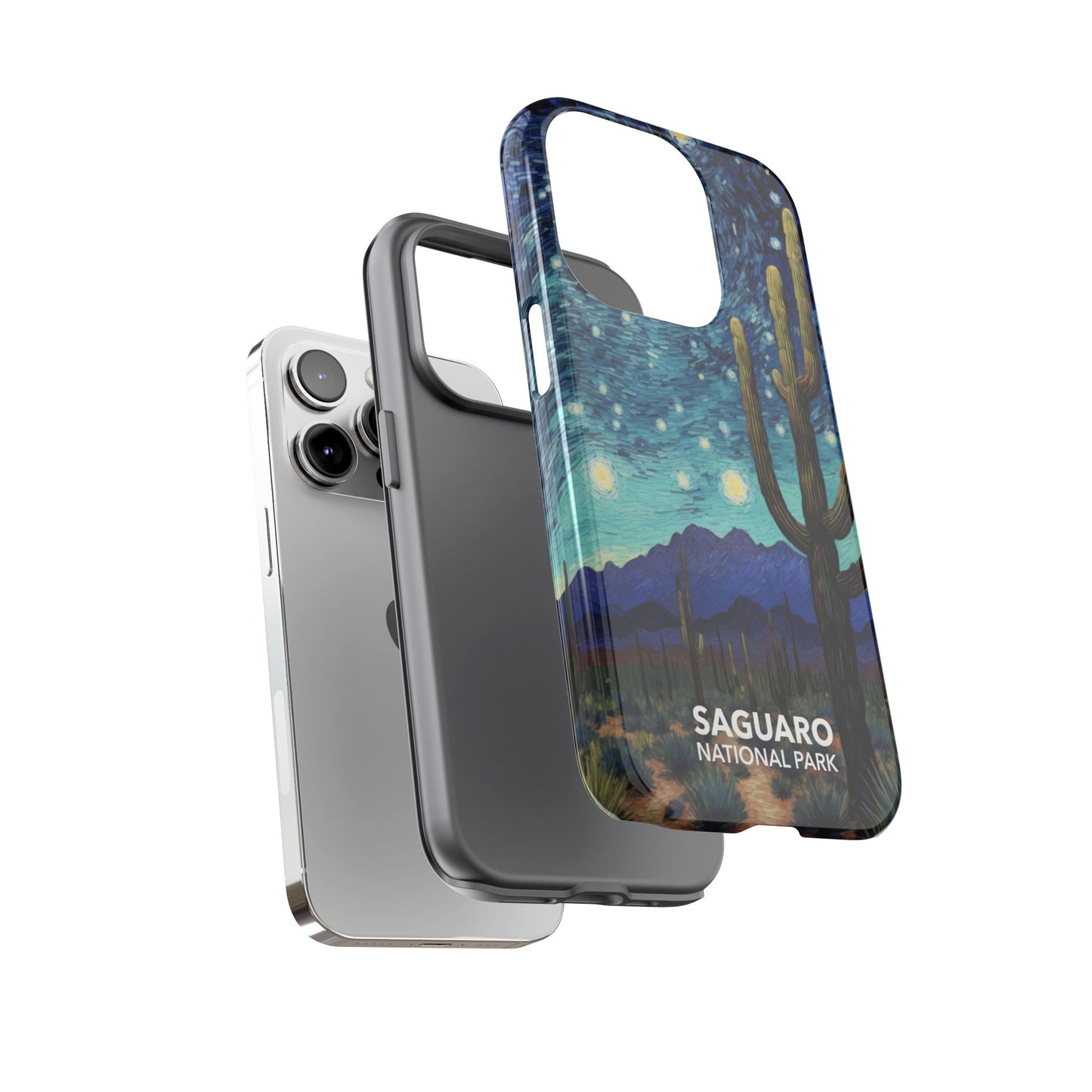 Saguaro National Park Phone Case - Starry Night