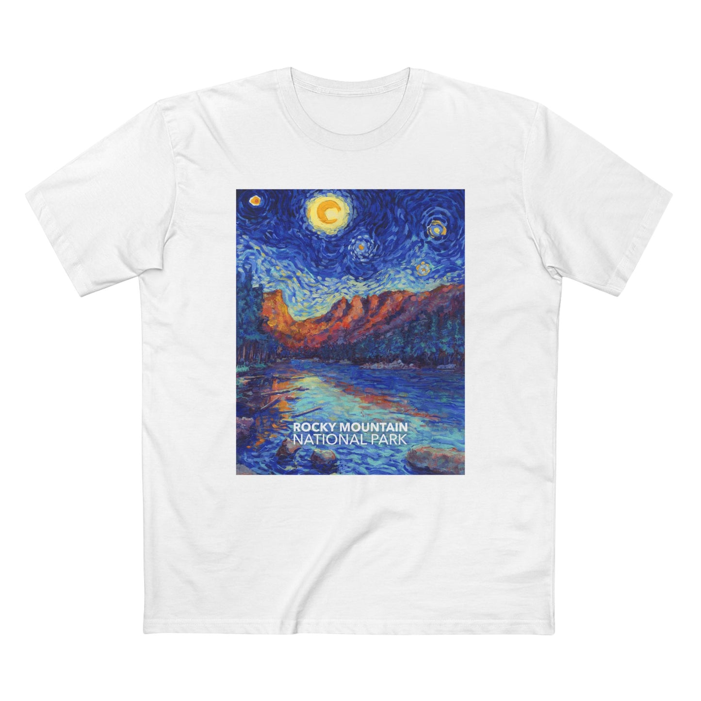 Rocky Mountain National Park T-Shirt - The Starry Night