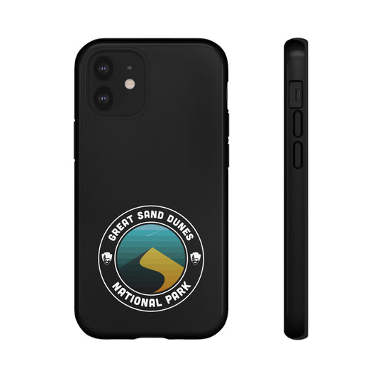 Great Sand Dunes National Park Phone Case - Round Emblem Design