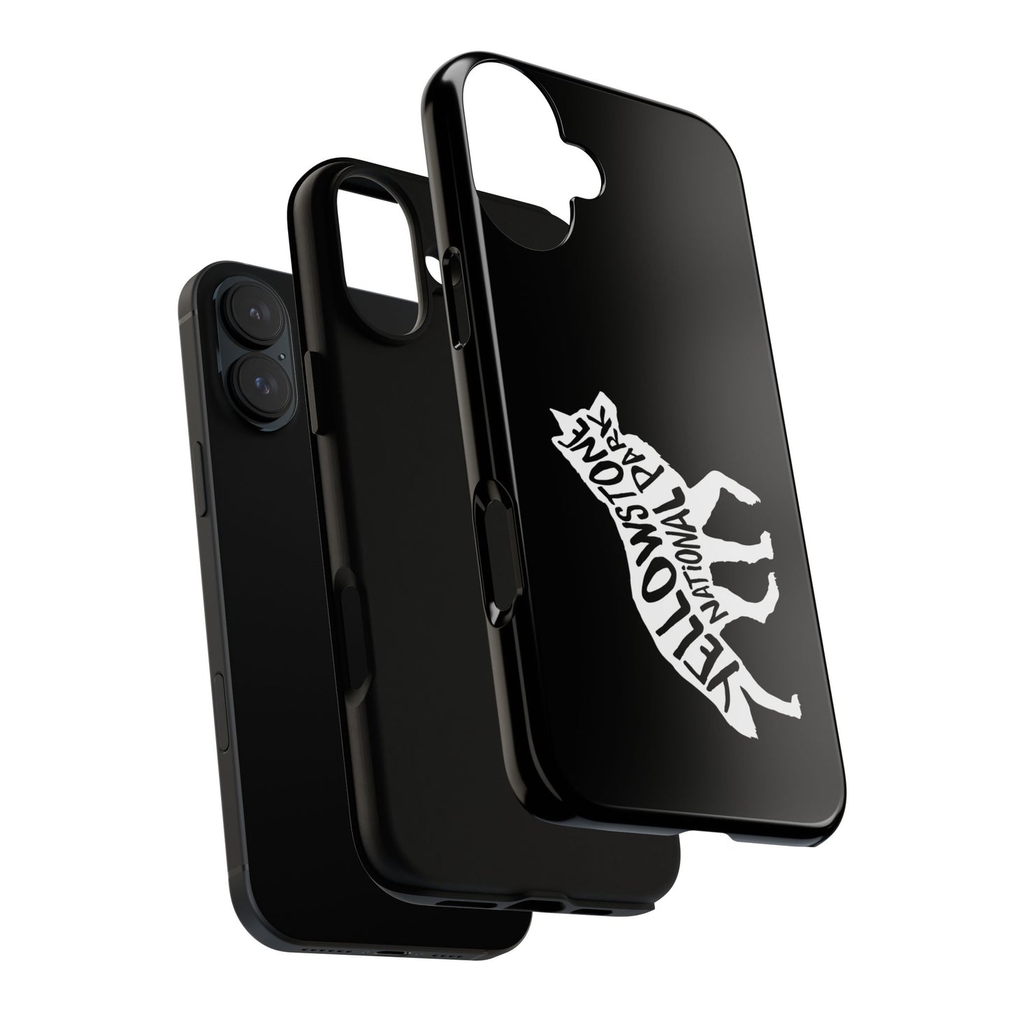 Yellowstone National Park Phone Case - Wolf Design