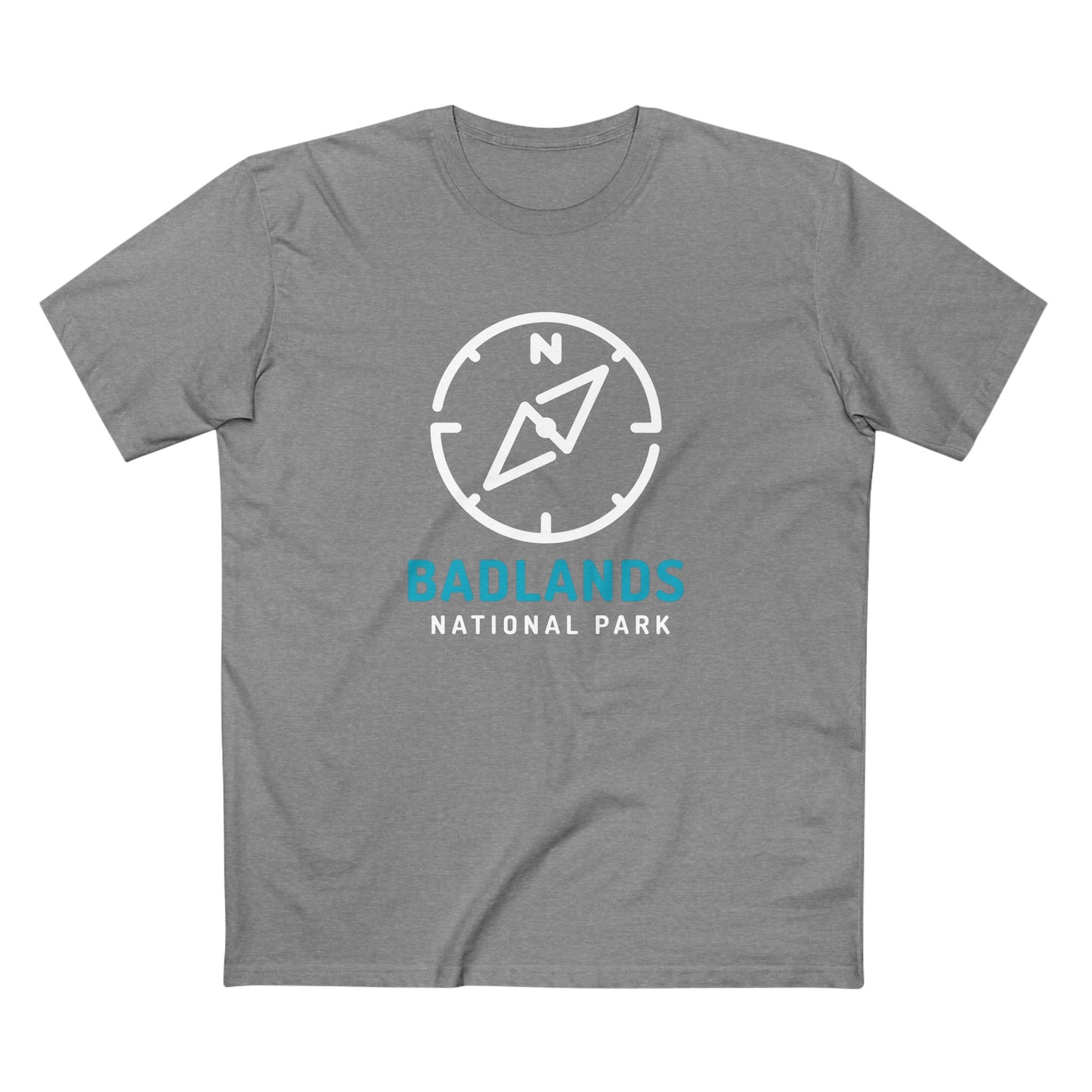 Badlands National Park T-Shirt Compass Design