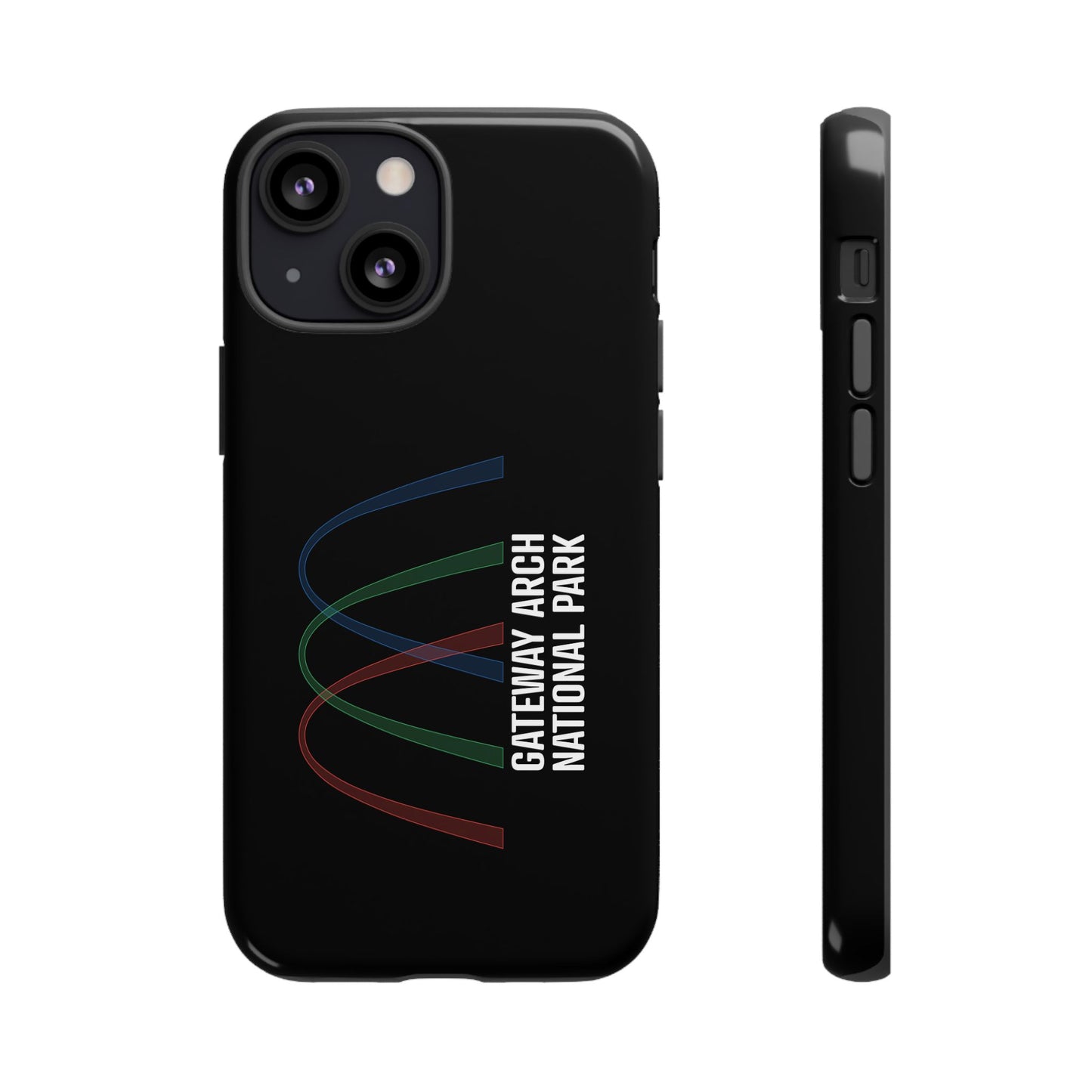 Gateway Arch National Park Phone Case - Histogram Design