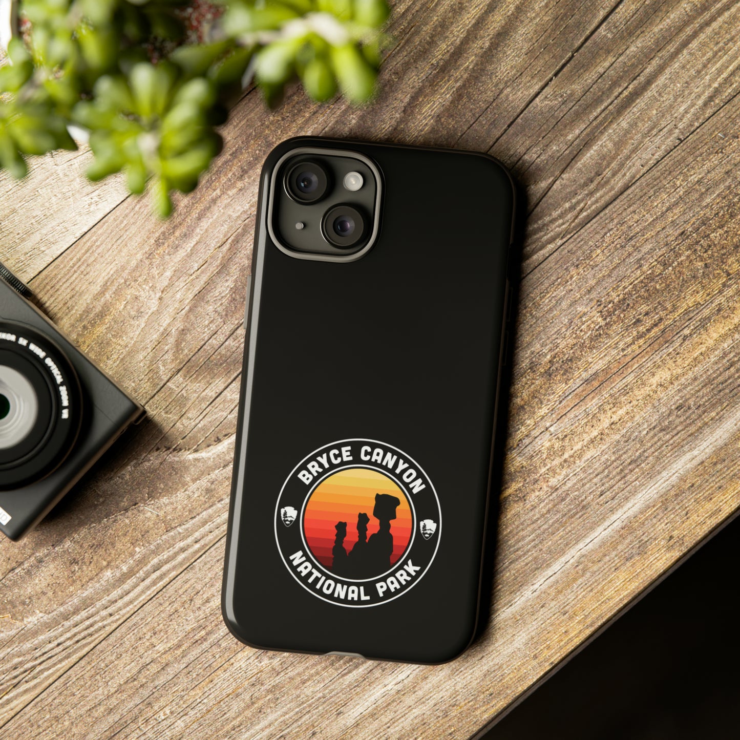 Bryce Canyon National Park Phone Case - Round Emblem Design