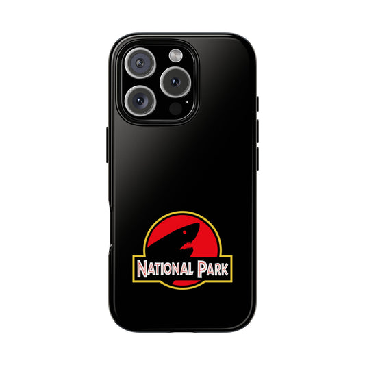 Shark National Park Phone Case - Parody Logo