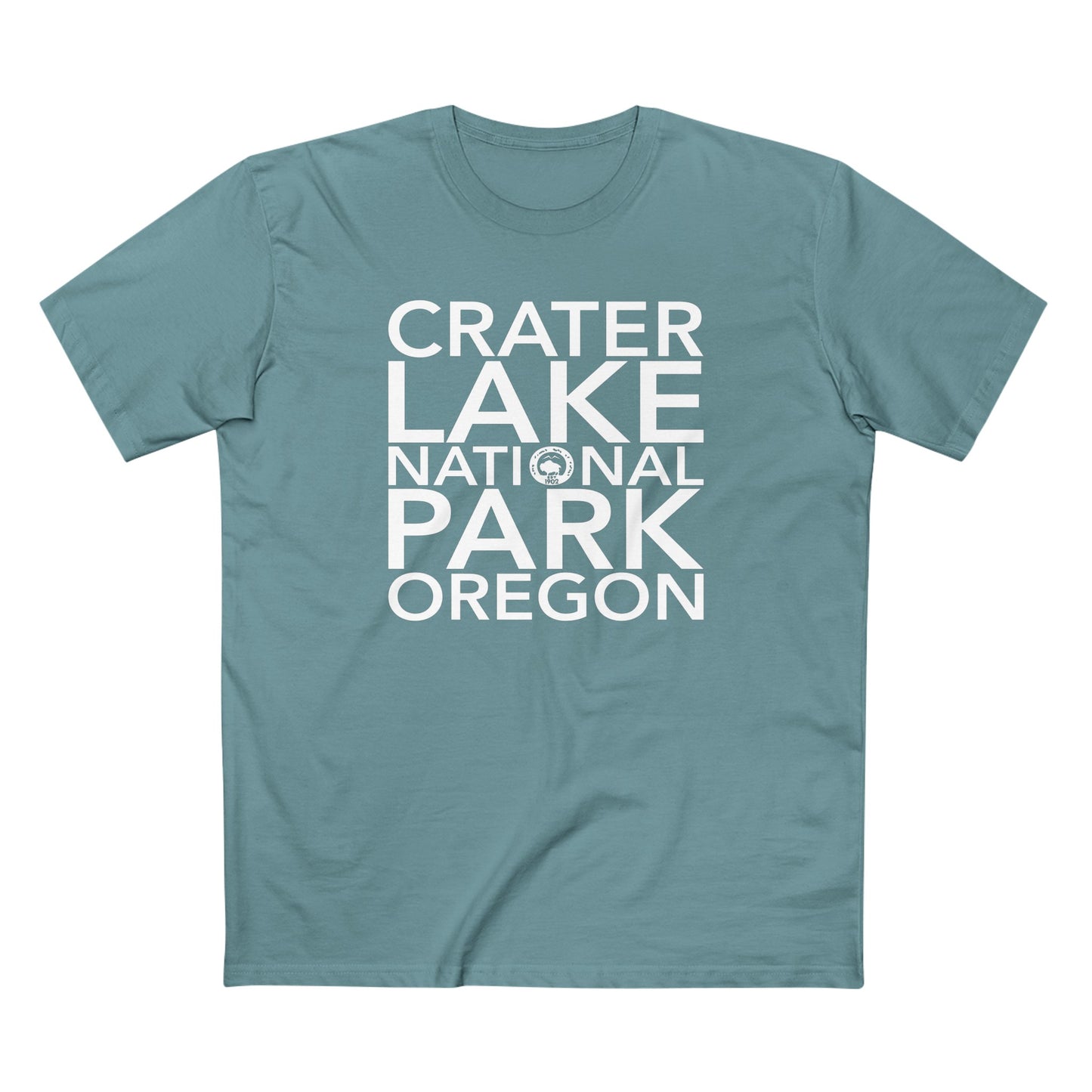 Crater Lake National Park T-Shirt Block Text