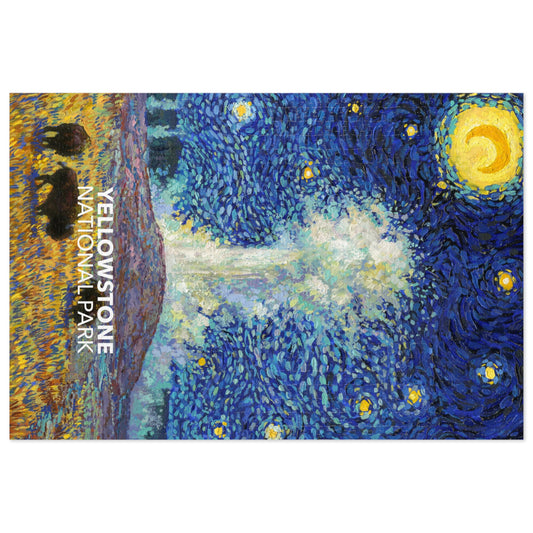 Yellowstone National Park Jigsaw Puzzle - The Starry Night