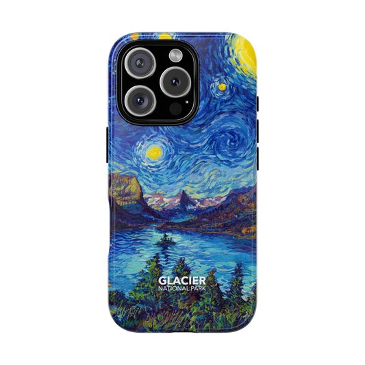 Glacier National Park Phone Case - Starry Night