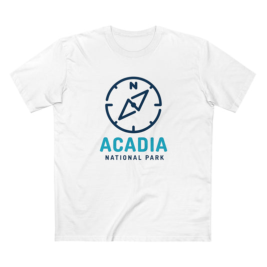 Acadia National Park T-Shirt Compass Design