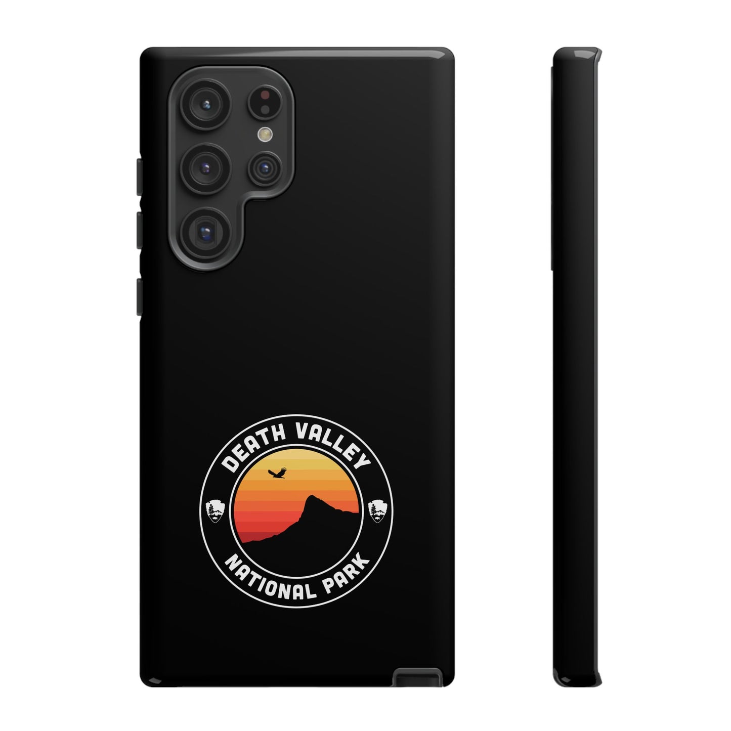 Death Valley National Park Phone Case - Round Emblem Design