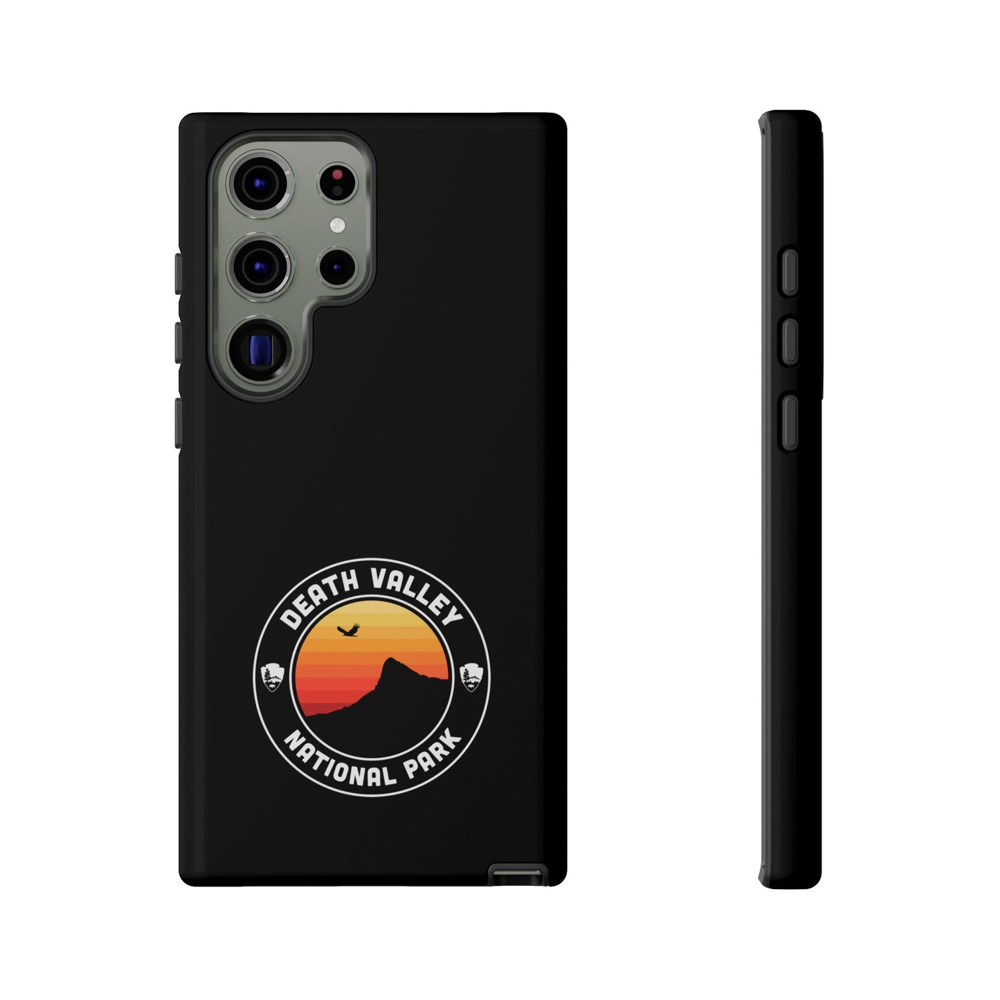 Death Valley National Park Phone Case - Round Emblem Design