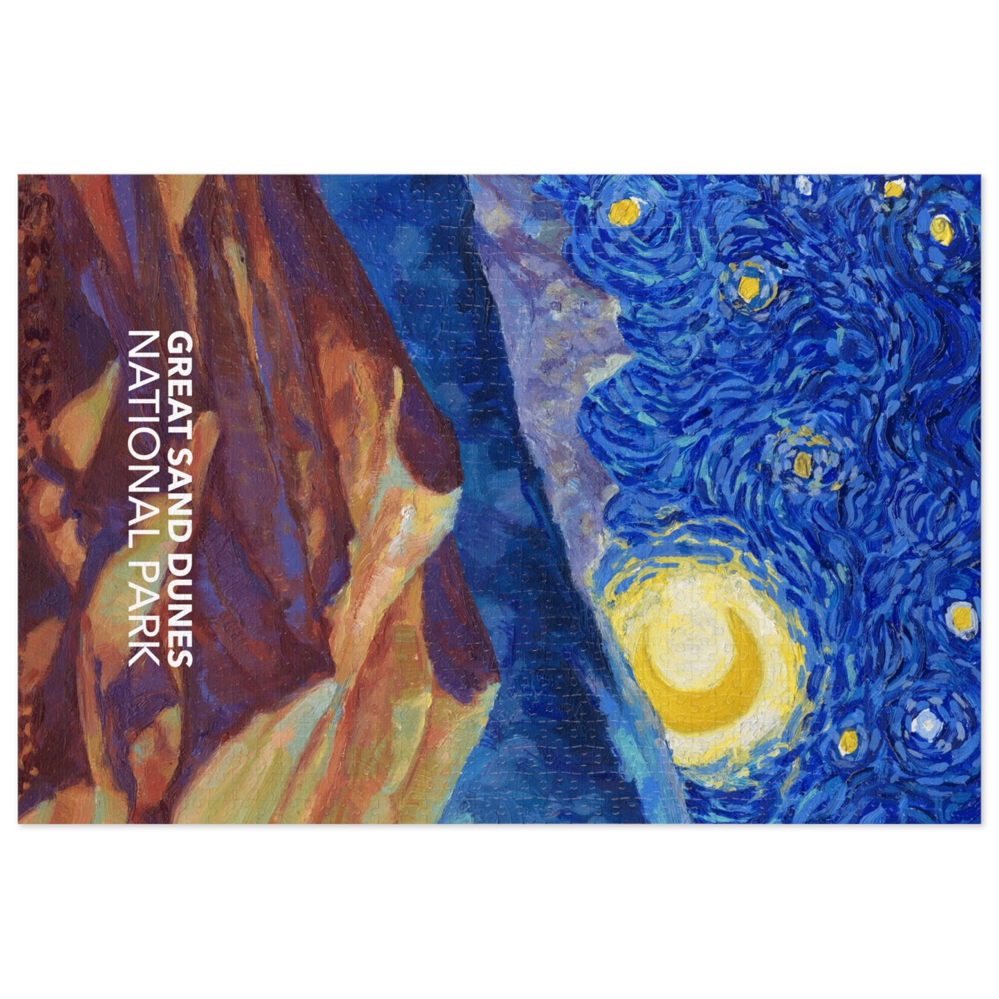 Great Sand Dunes National Park Jigsaw Puzzle - Starry Night