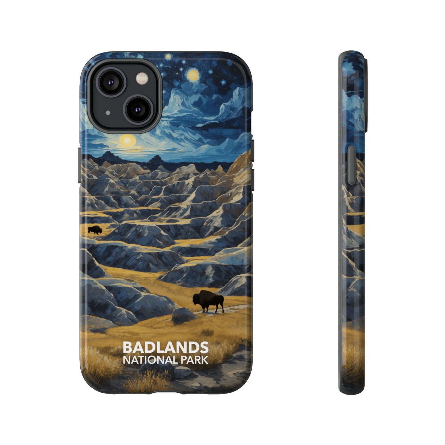 Badlands National Park Phone Case - Starry Night