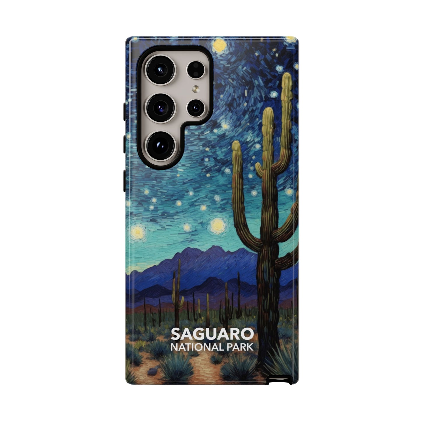 Saguaro National Park Phone Case - Starry Night