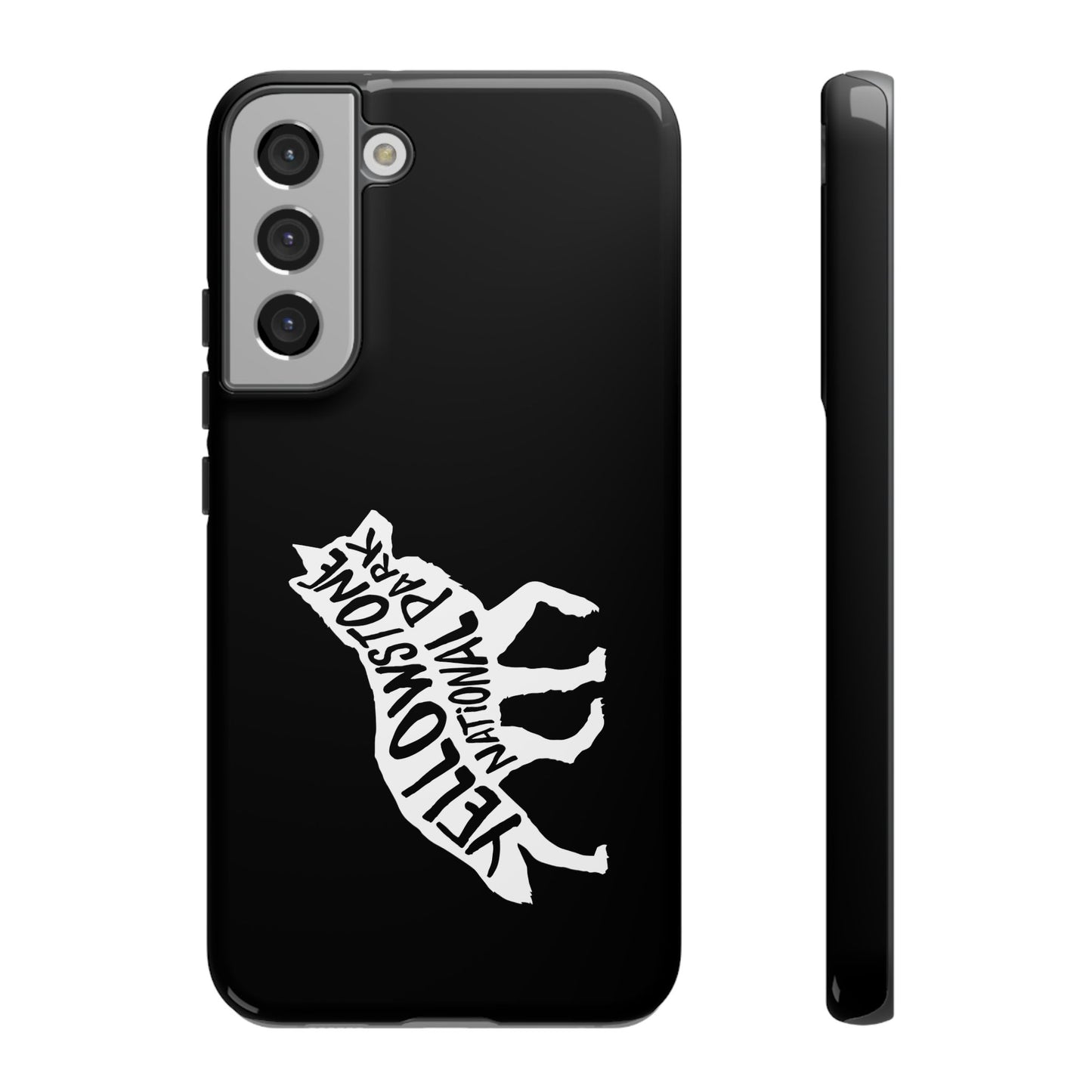 Yellowstone National Park Phone Case - Wolf Design