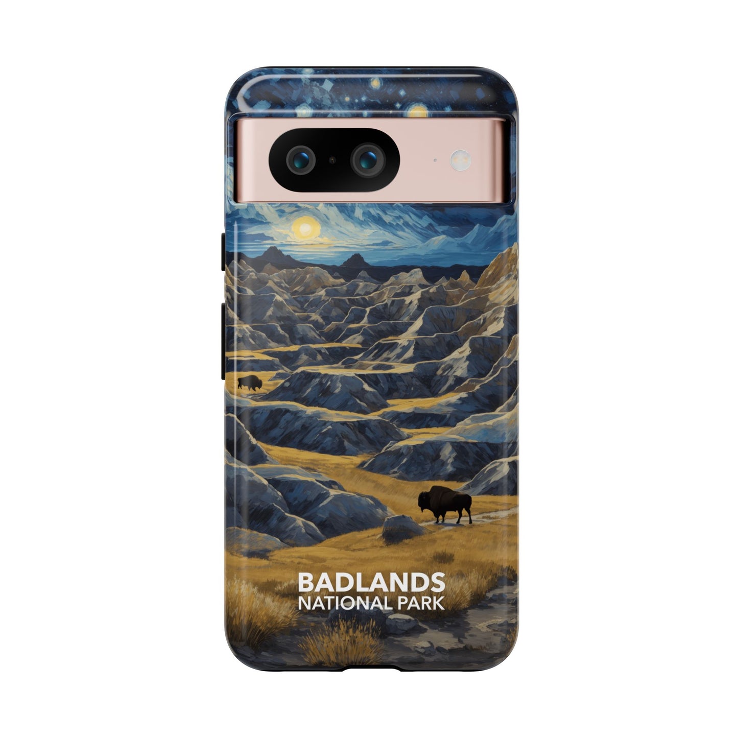 Badlands National Park Phone Case - Starry Night