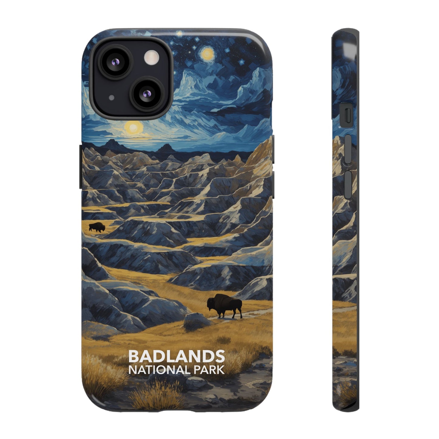 Badlands National Park Phone Case - Starry Night