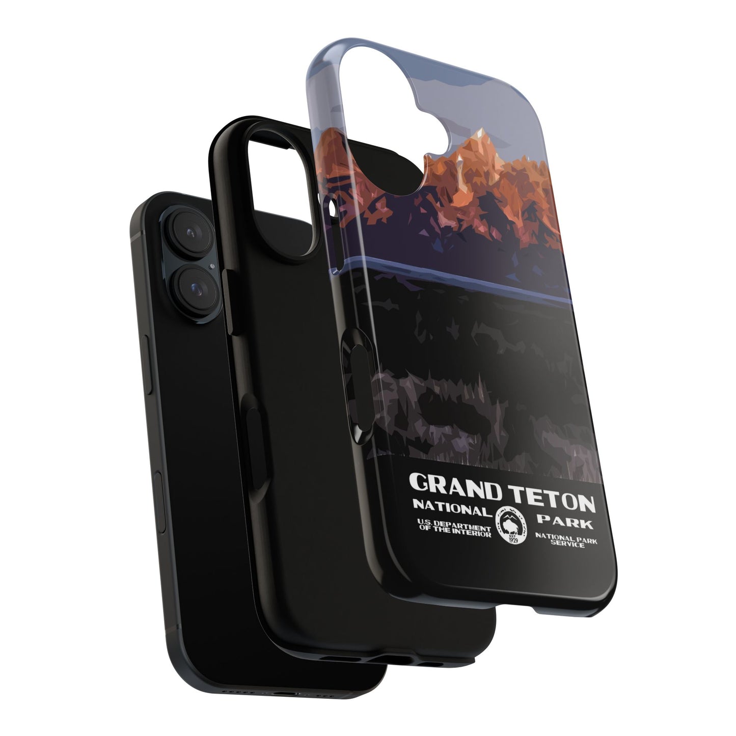 Grand Teton National Park Phone Case - WPA Style