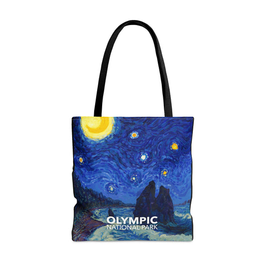 Olympic National Park Tote Bag - The Starry Night