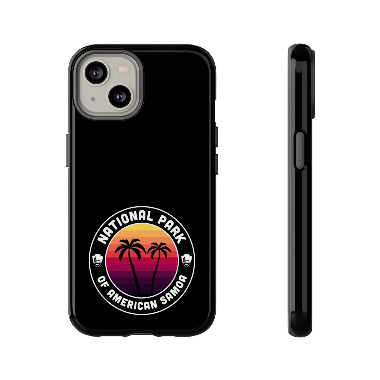 National Park of American Samoa Phone Case - Round Emblem Design