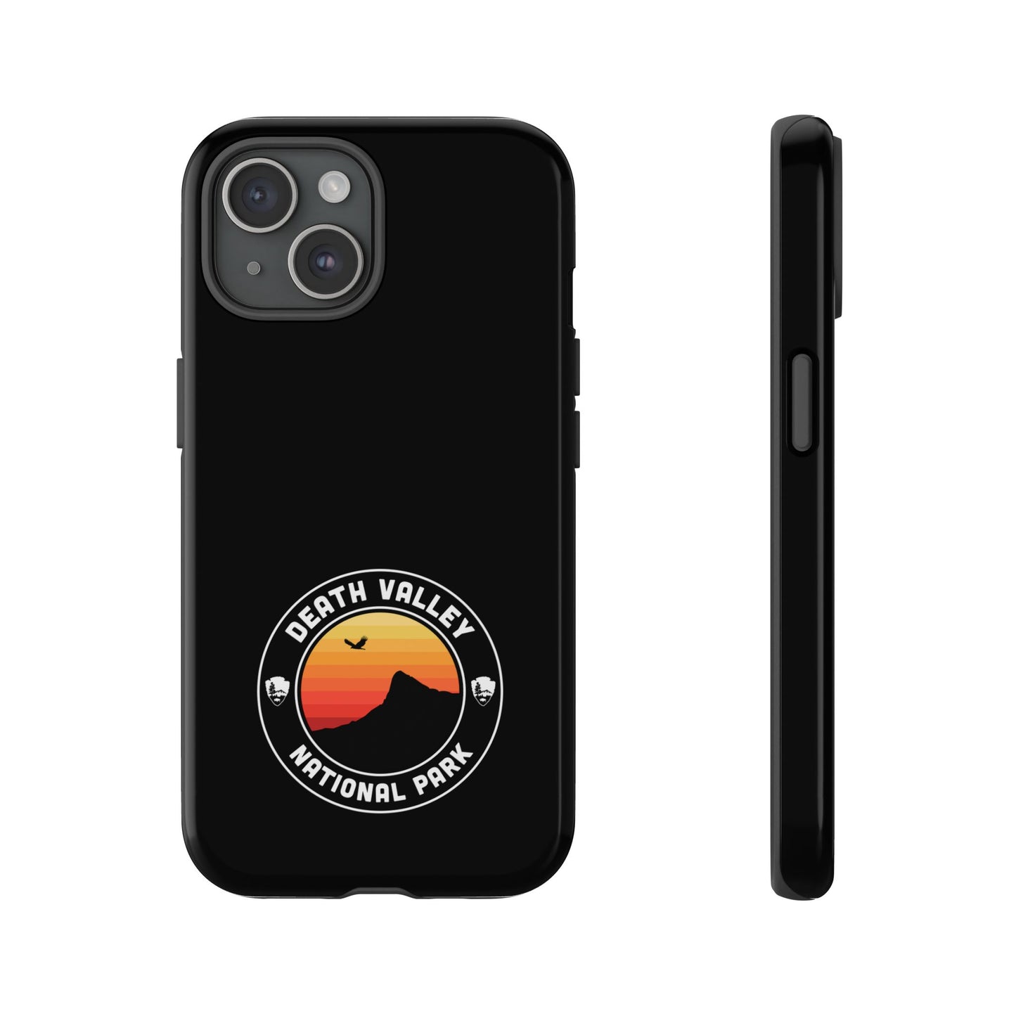 Death Valley National Park Phone Case - Round Emblem Design