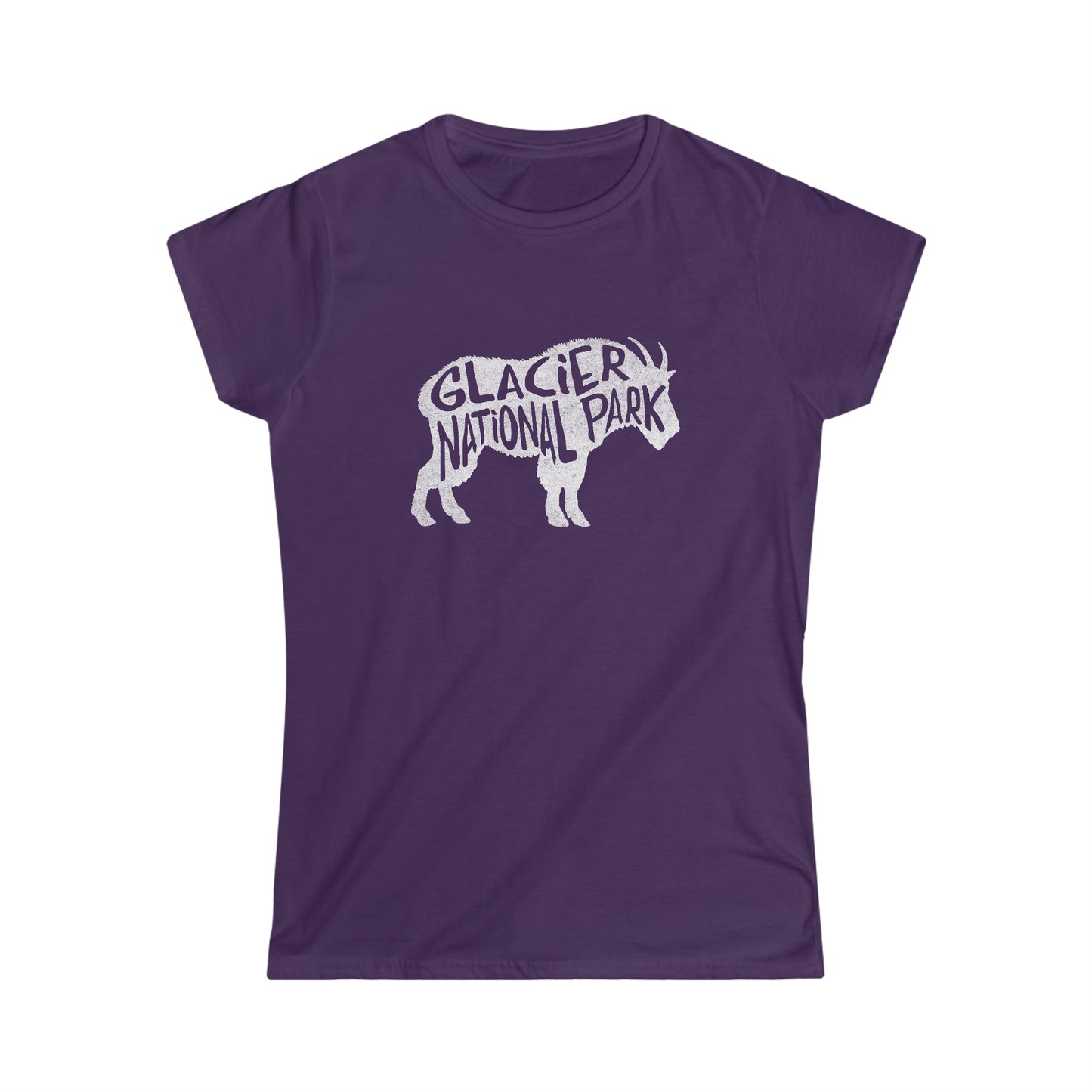 Glacier National Park Women's T-Shirt - Mountain Goat